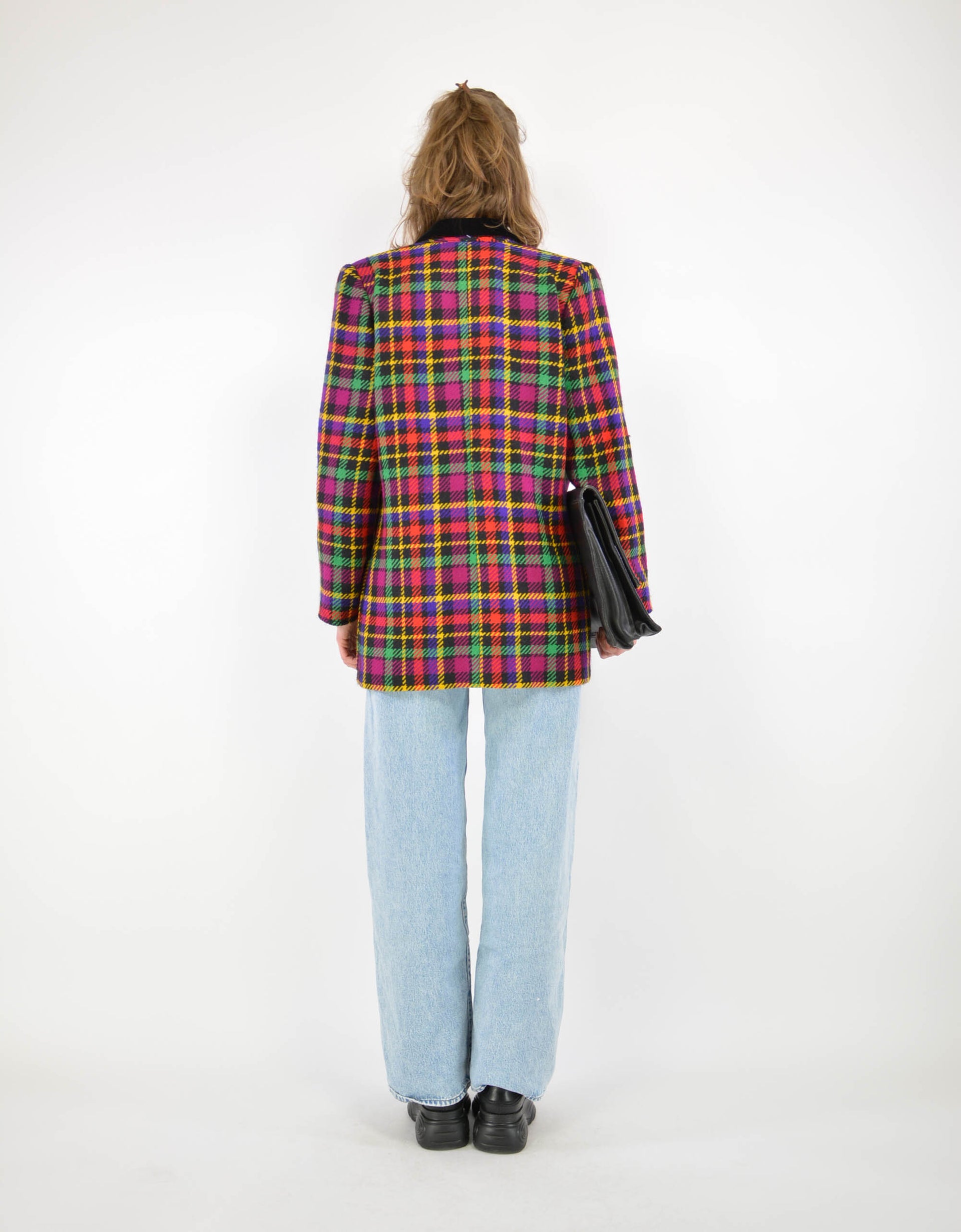 Double breasted tweed blazer - PICKNWEIGHT - VINTAGE KILO STORE