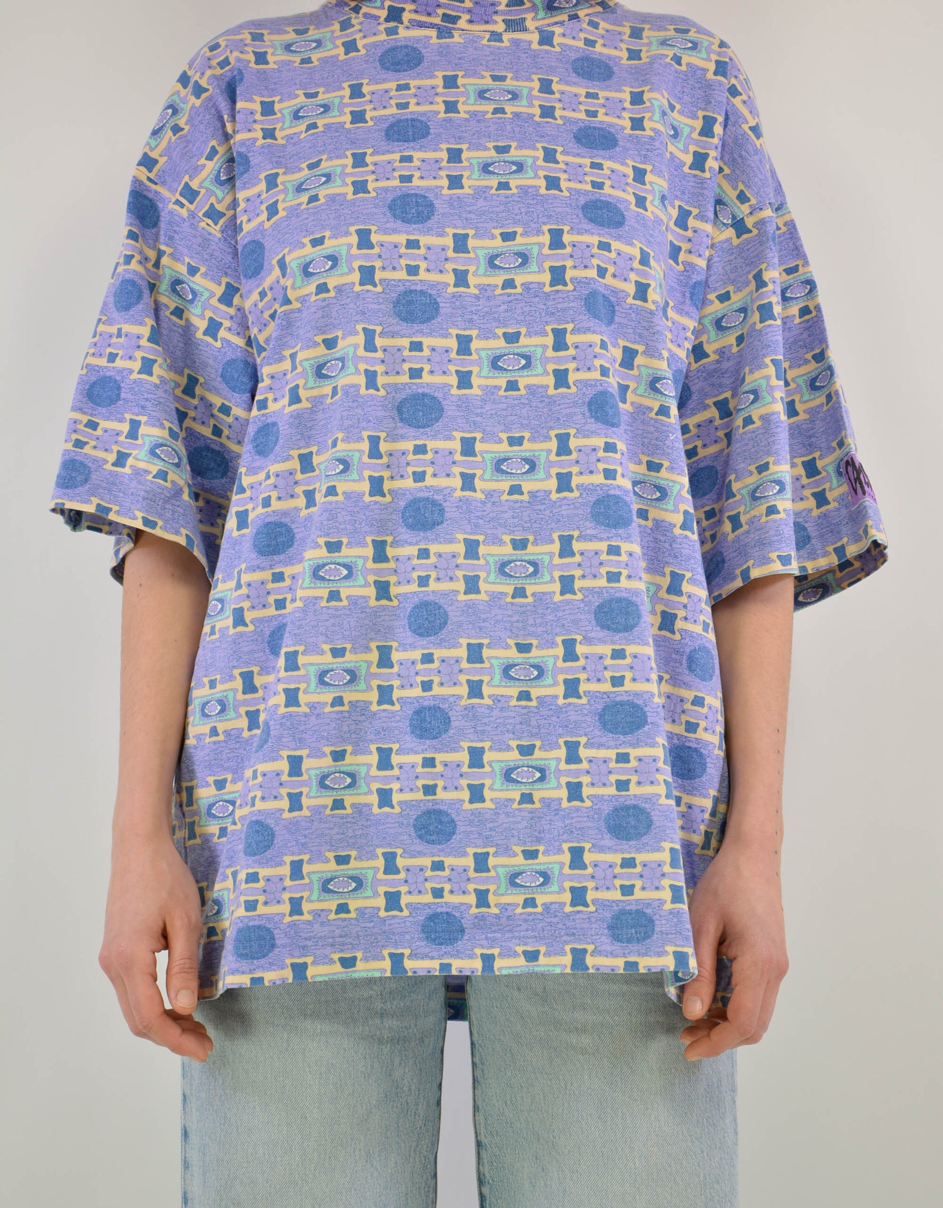 80s print tee - PICKNWEIGHT - VINTAGE KILO STORE