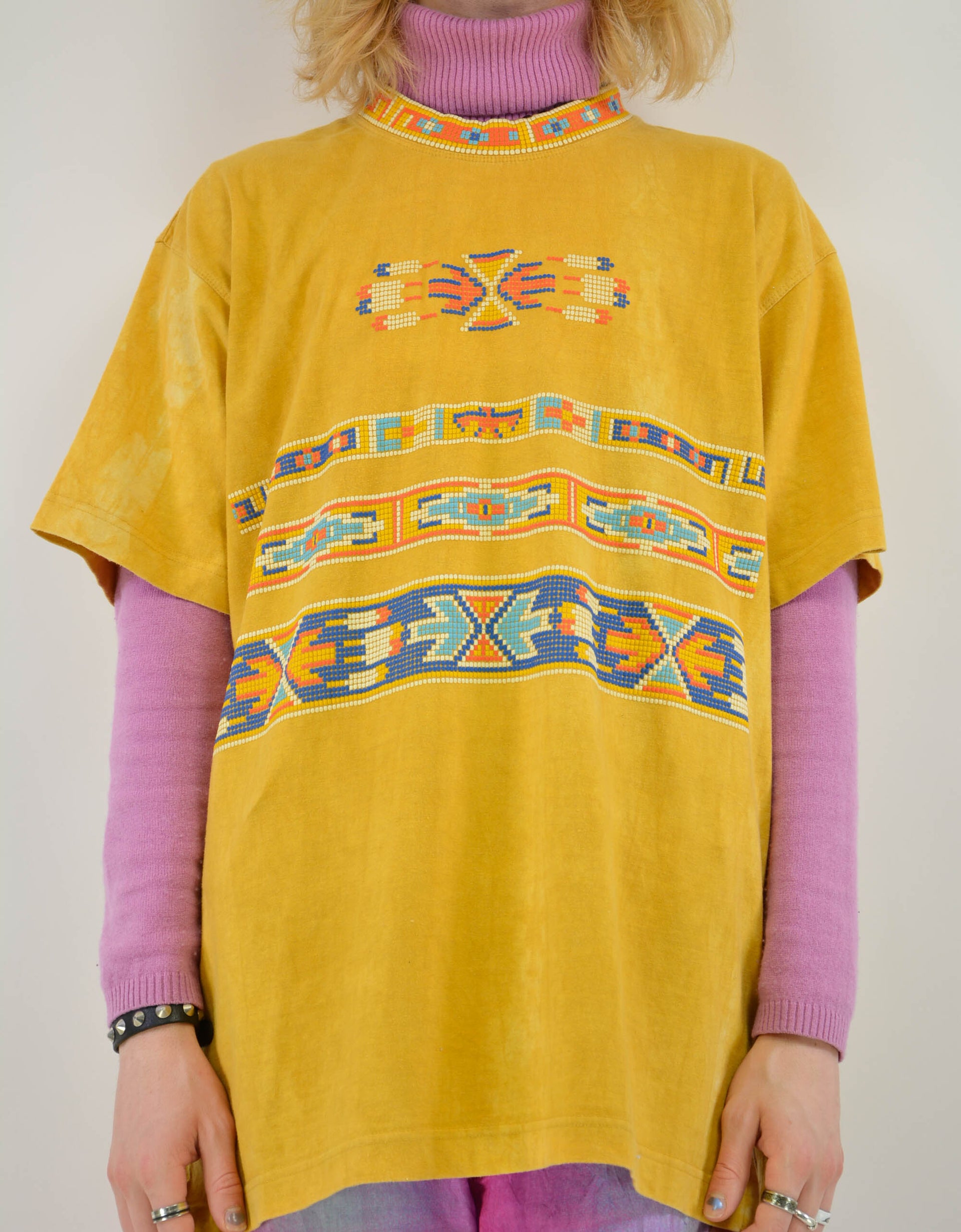 Boho print tee - PICKNWEIGHT - VINTAGE KILO STORE
