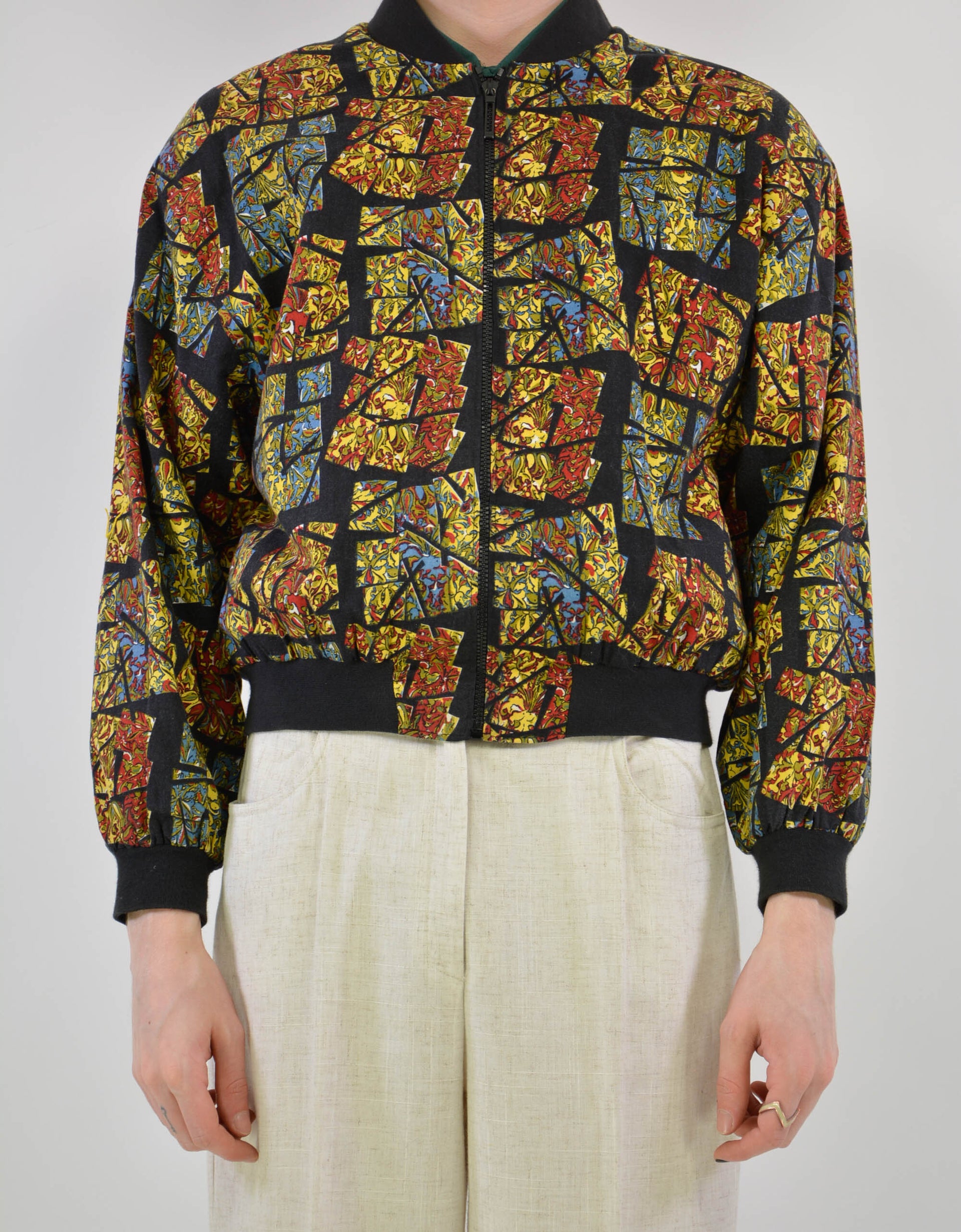 80s print jacket - PICKNWEIGHT - VINTAGE KILO STORE