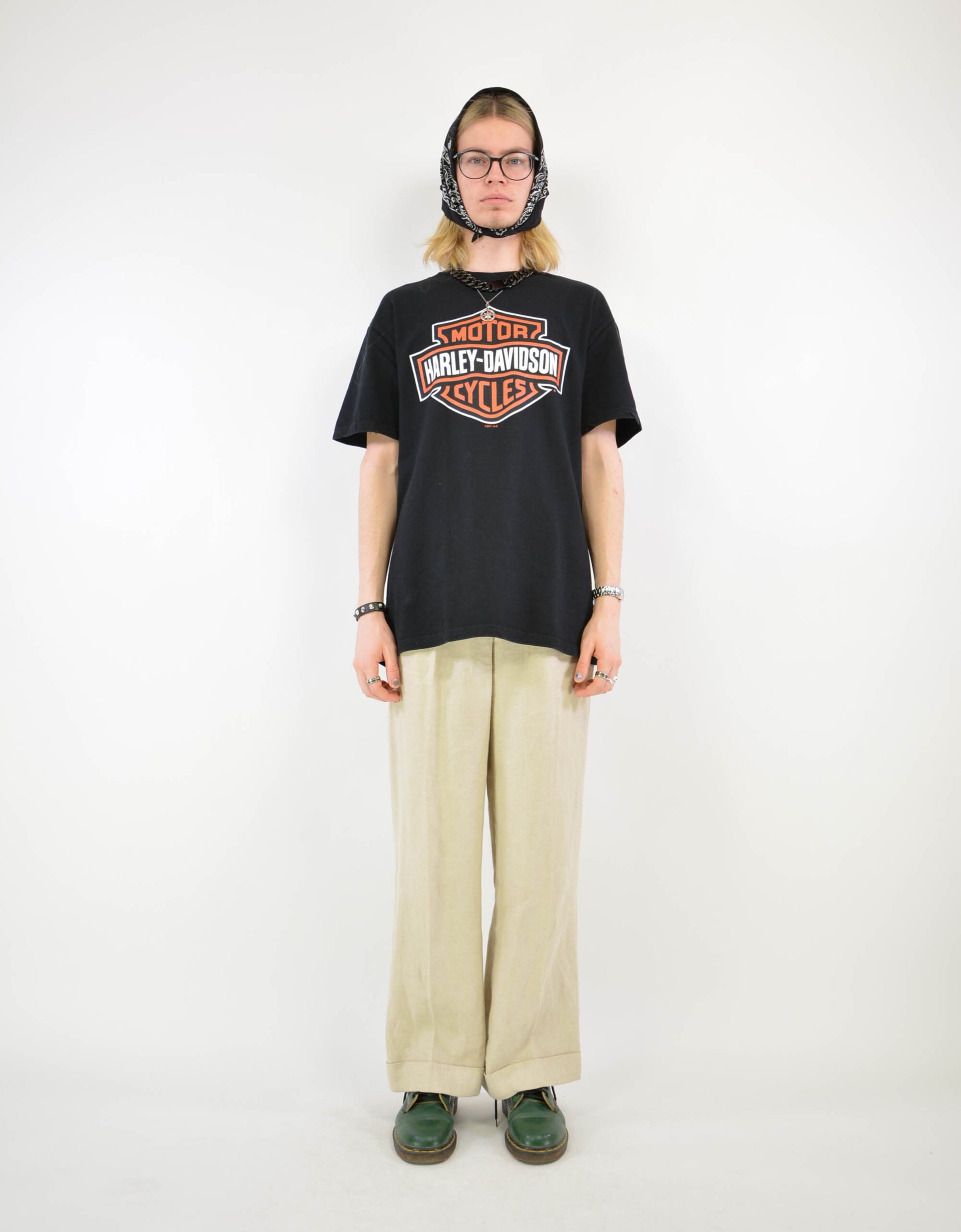Harley print tee - PICKNWEIGHT - VINTAGE KILO STORE