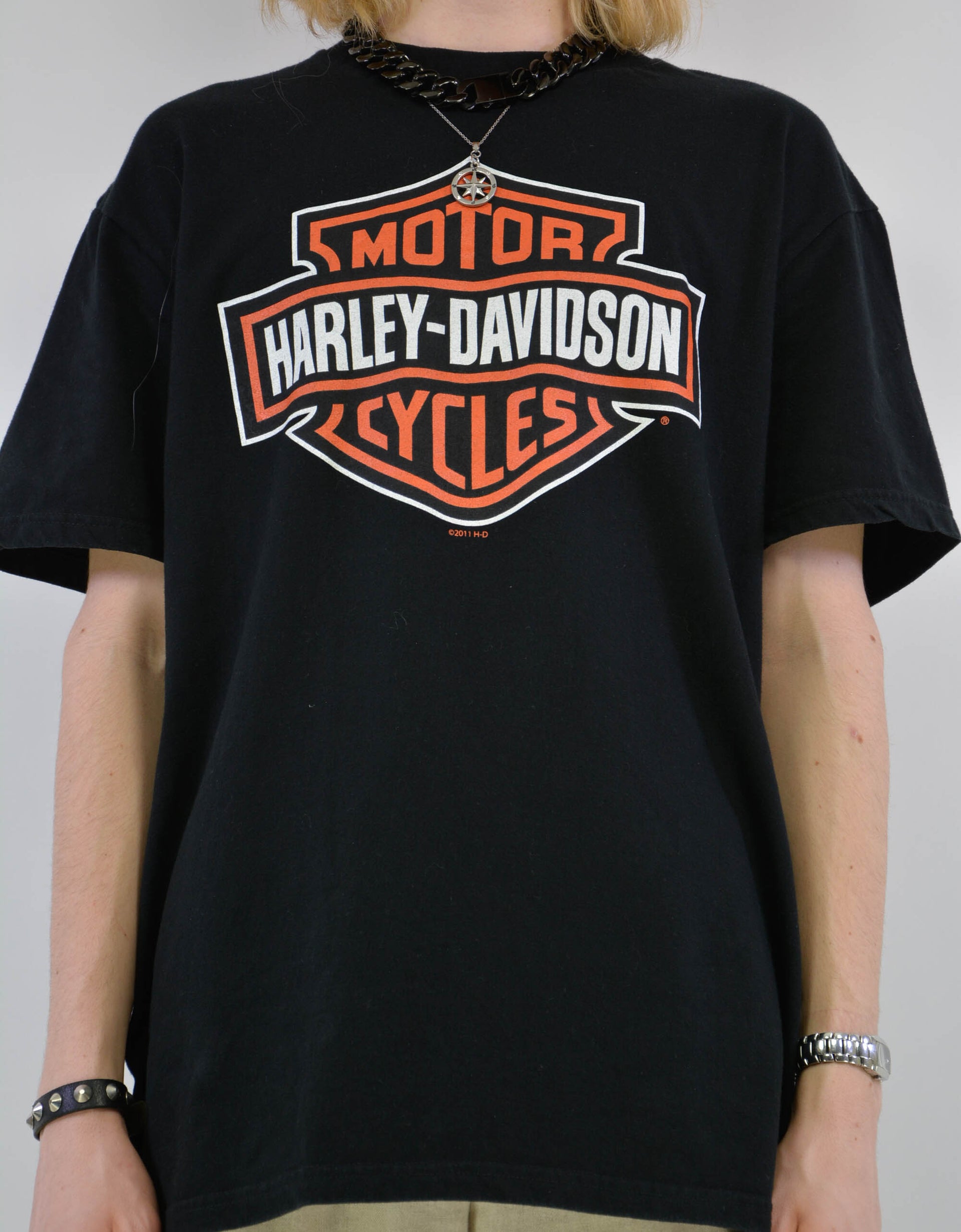 Harley print tee - PICKNWEIGHT - VINTAGE KILO STORE
