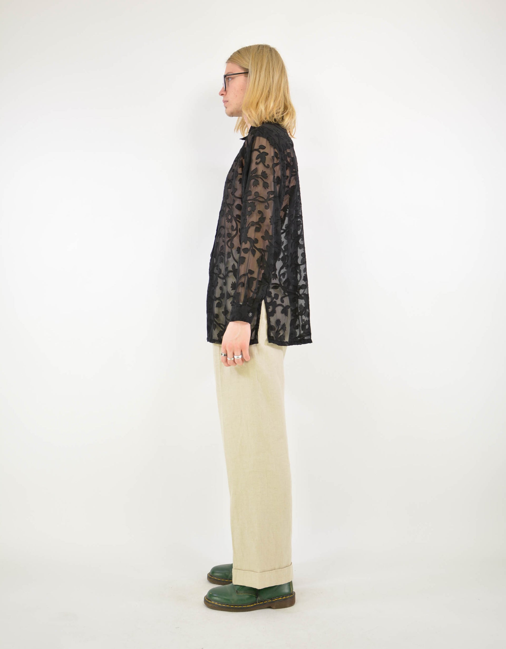 Transparent baroque blouse - PICKNWEIGHT - VINTAGE KILO STORE