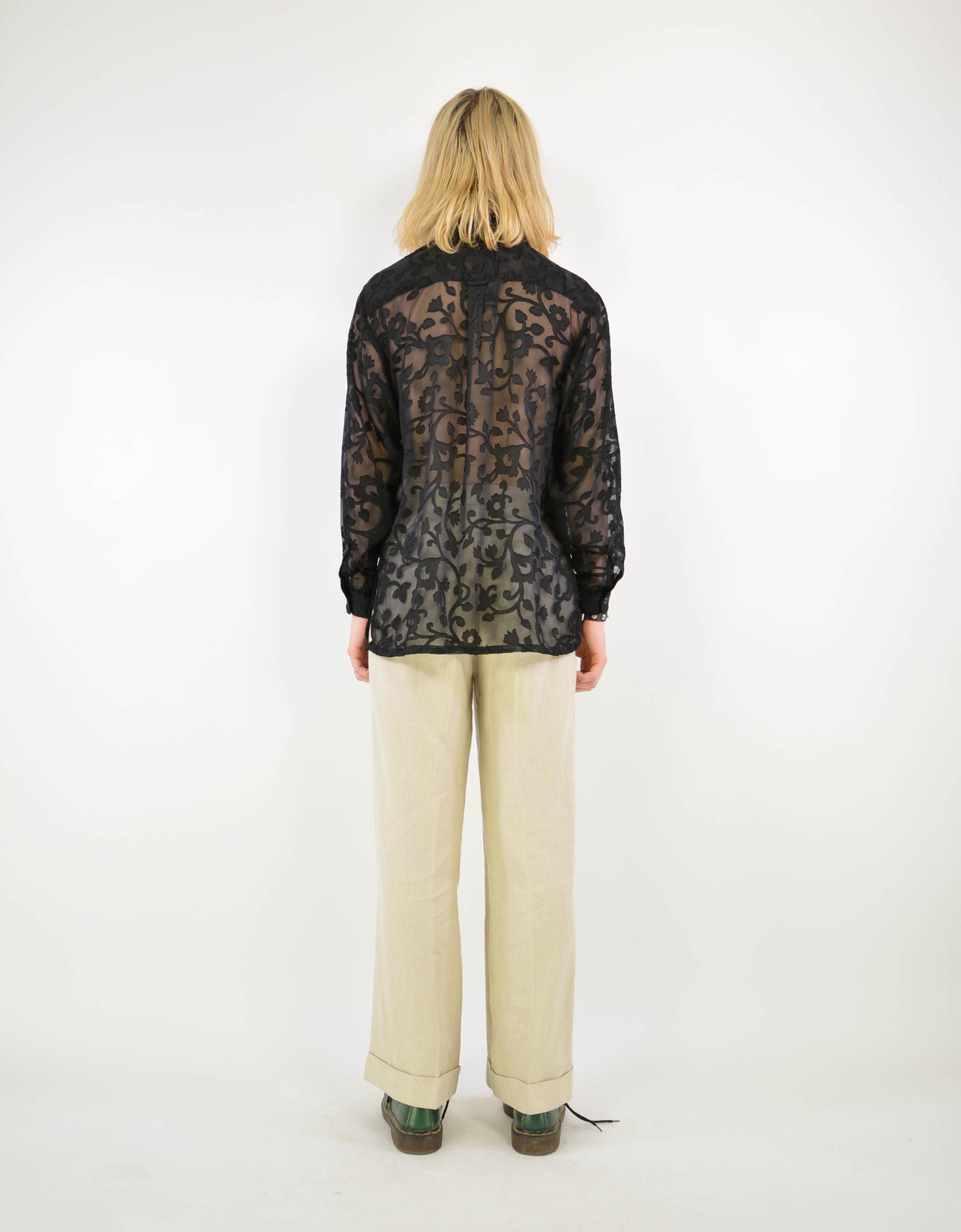 Transparent baroque blouse - PICKNWEIGHT - VINTAGE KILO STORE