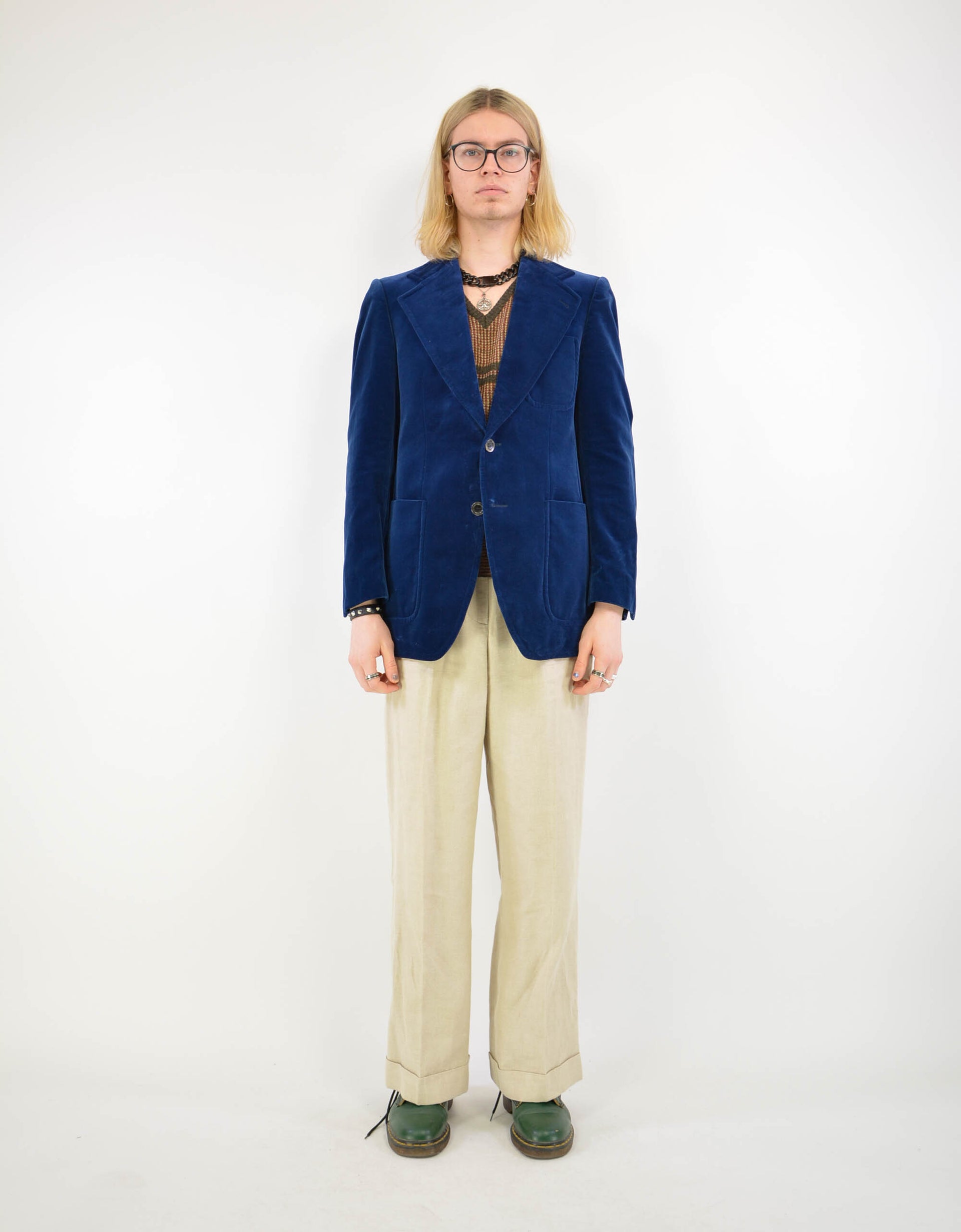 Velvet suit jacket - PICKNWEIGHT - VINTAGE KILO STORE