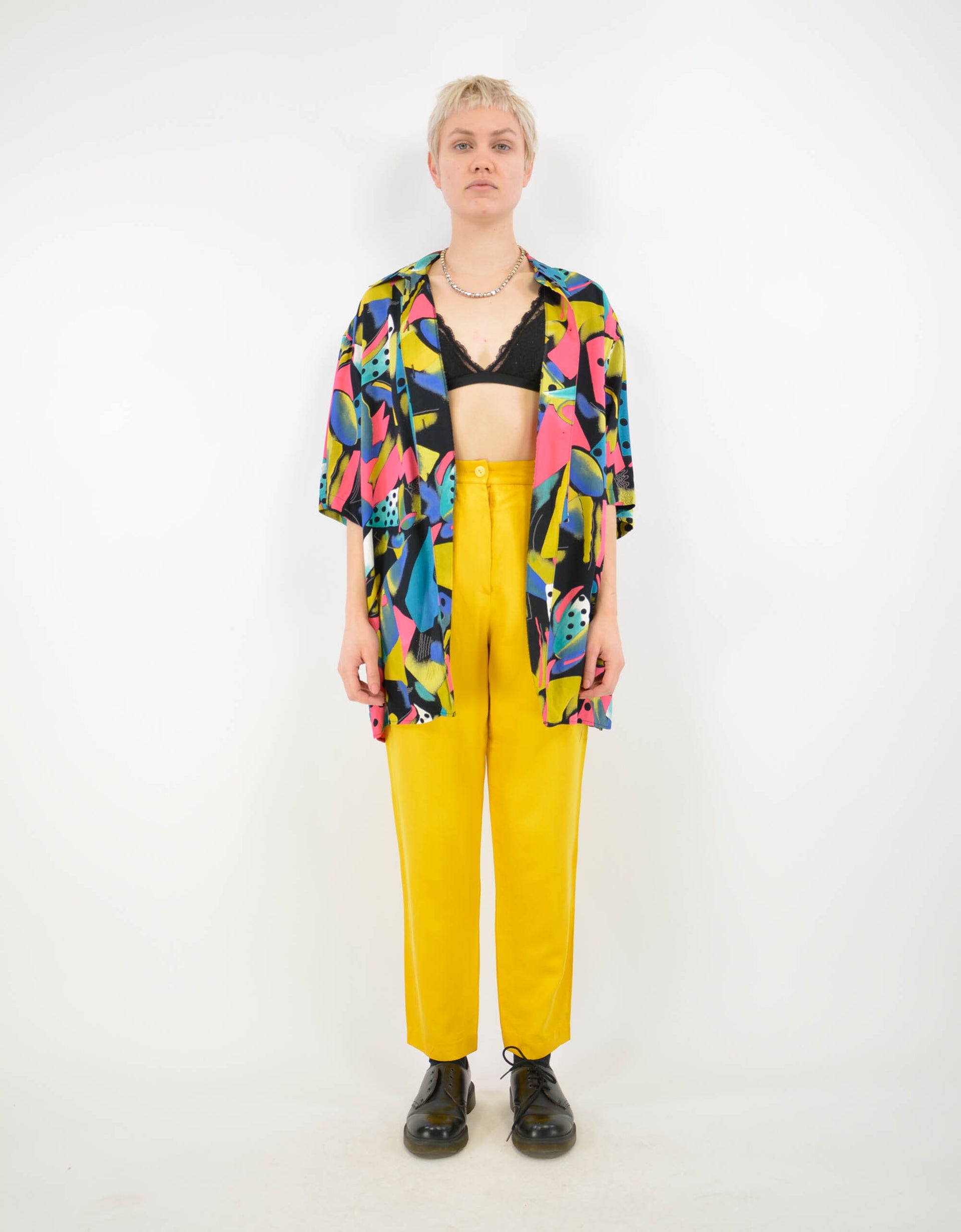 80s special print blouse - PICKNWEIGHT - VINTAGE KILO STORE