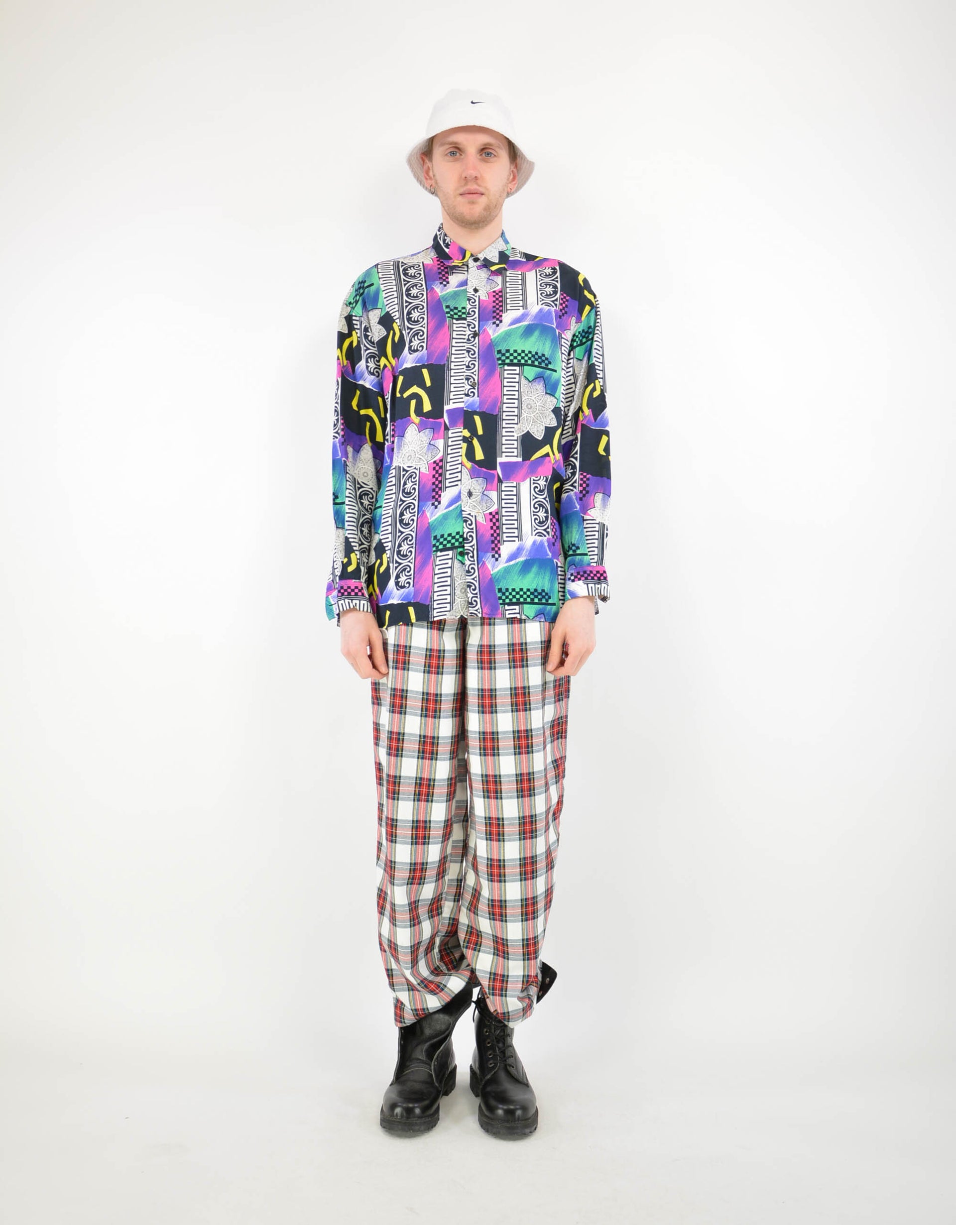 Baroque print shirt - PICKNWEIGHT - VINTAGE KILO STORE