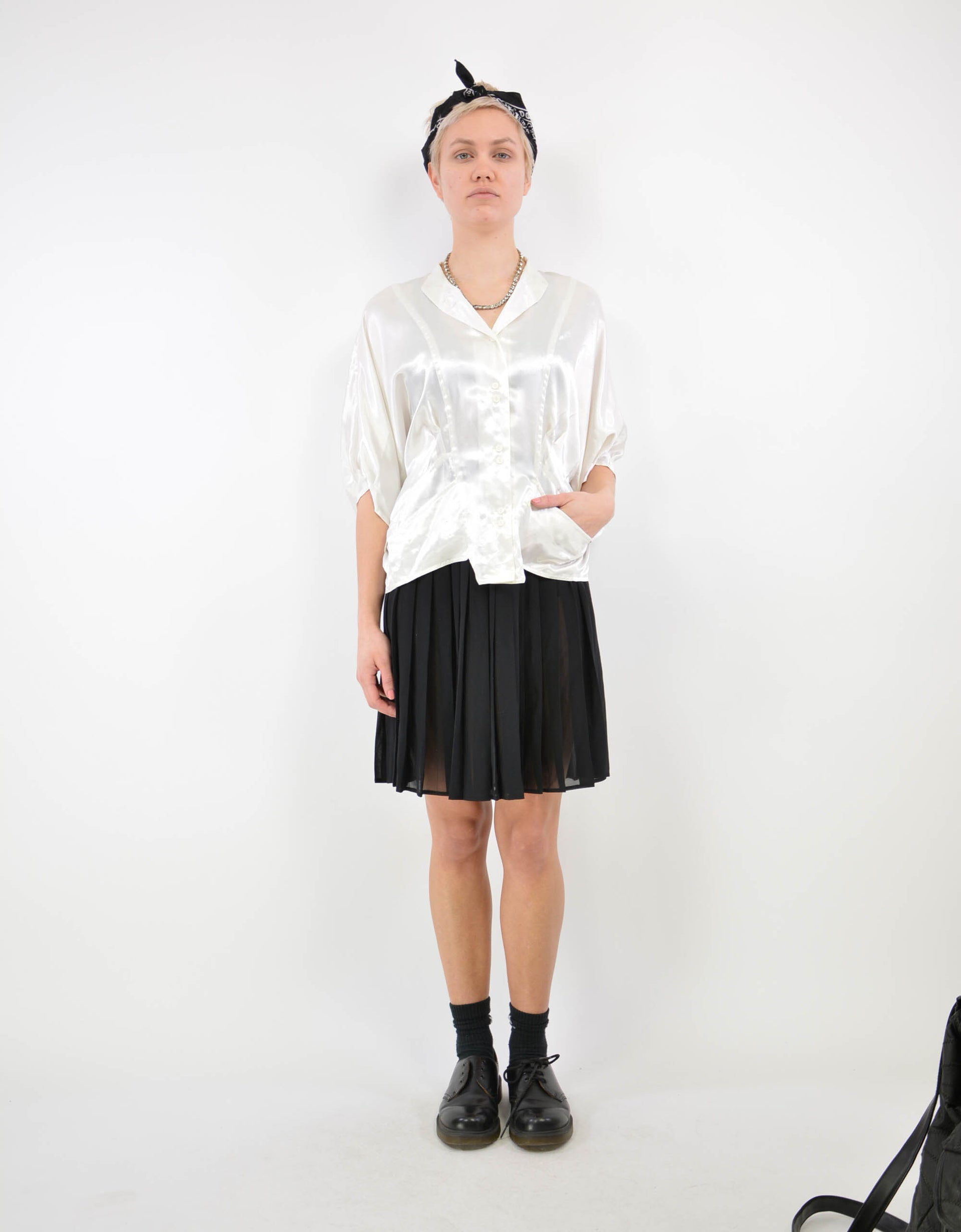 White blouse - PICKNWEIGHT - VINTAGE KILO STORE