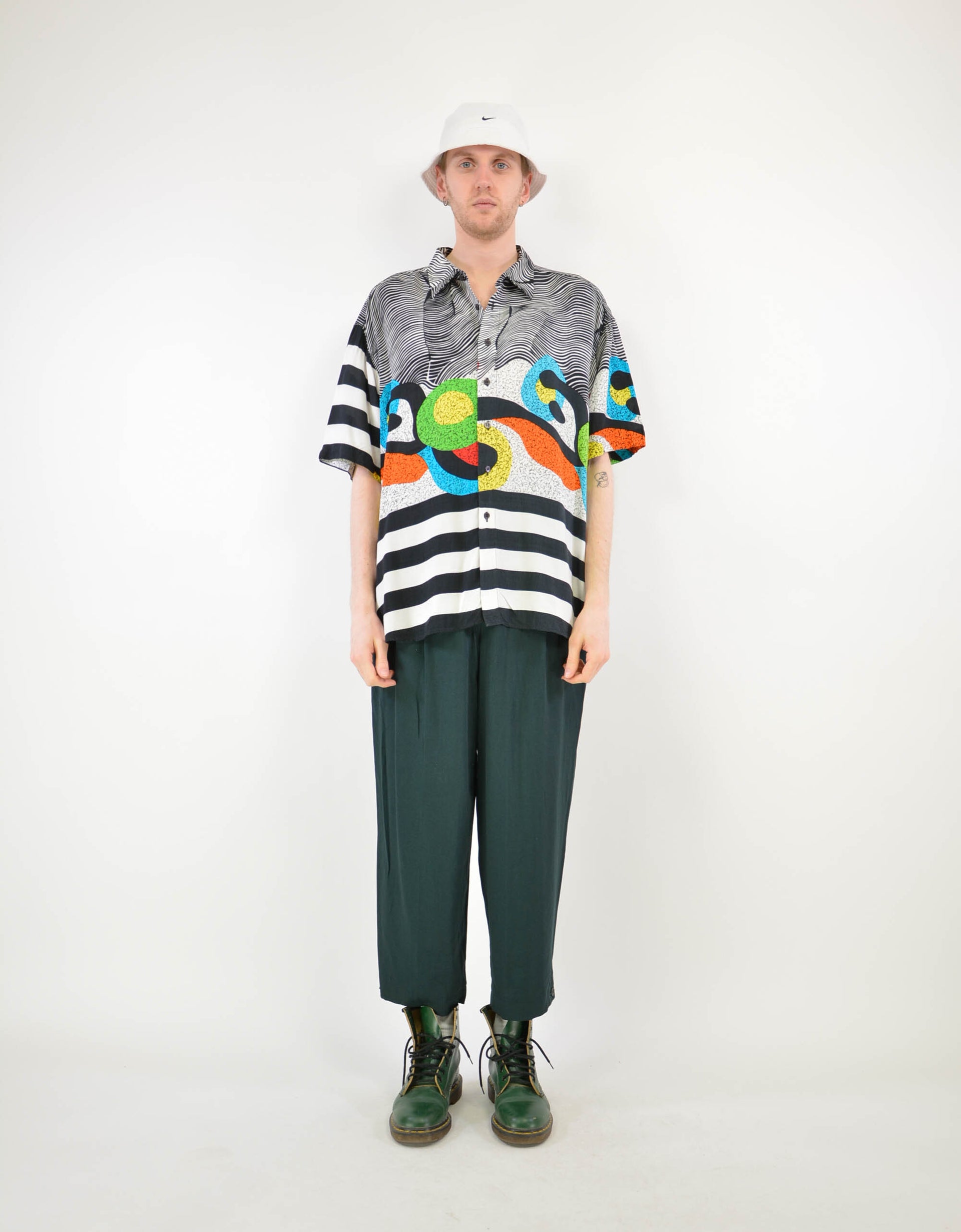 80s special print shirt - PICKNWEIGHT - VINTAGE KILO STORE