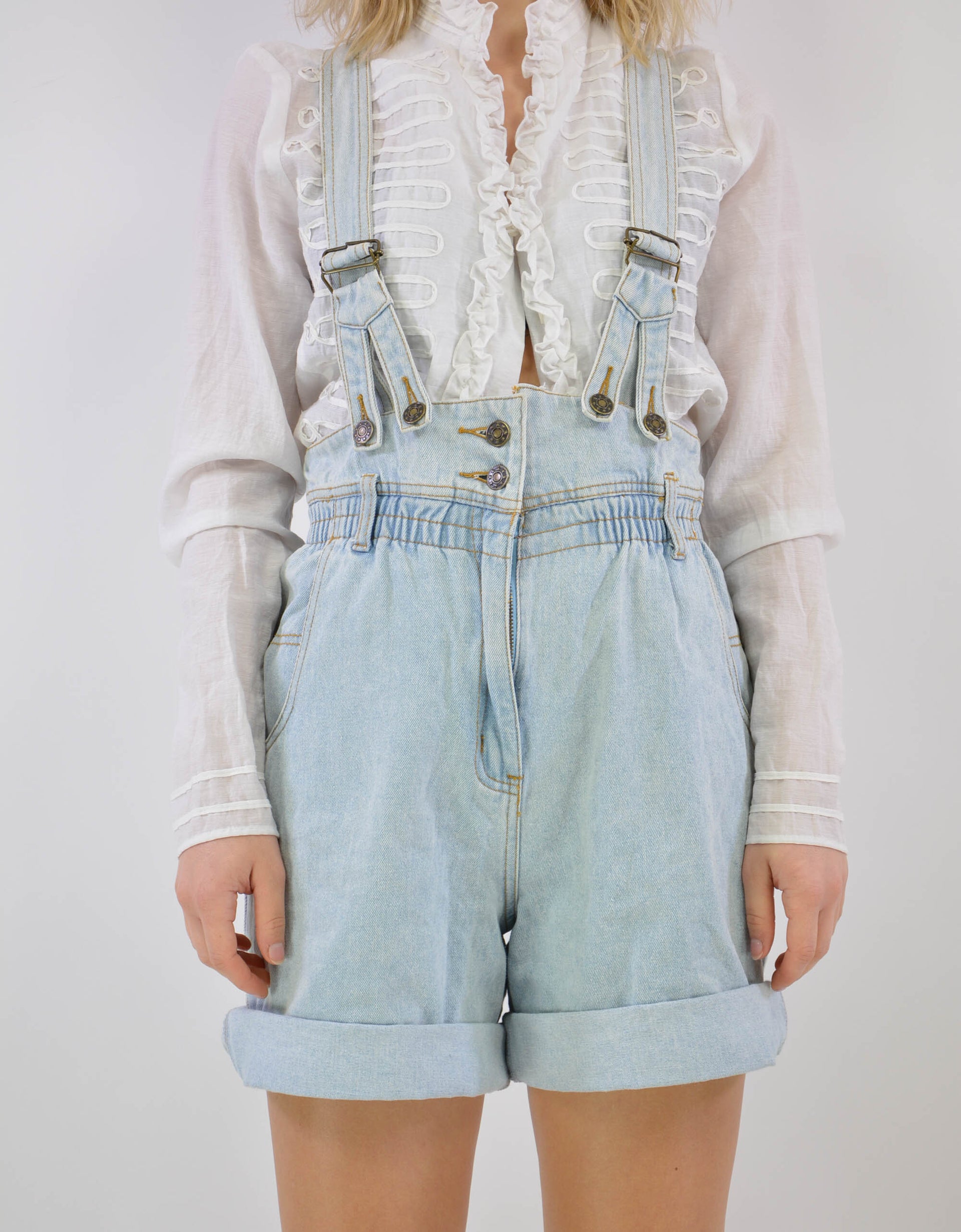 80s denim dungaree - PICKNWEIGHT - VINTAGE KILO STORE