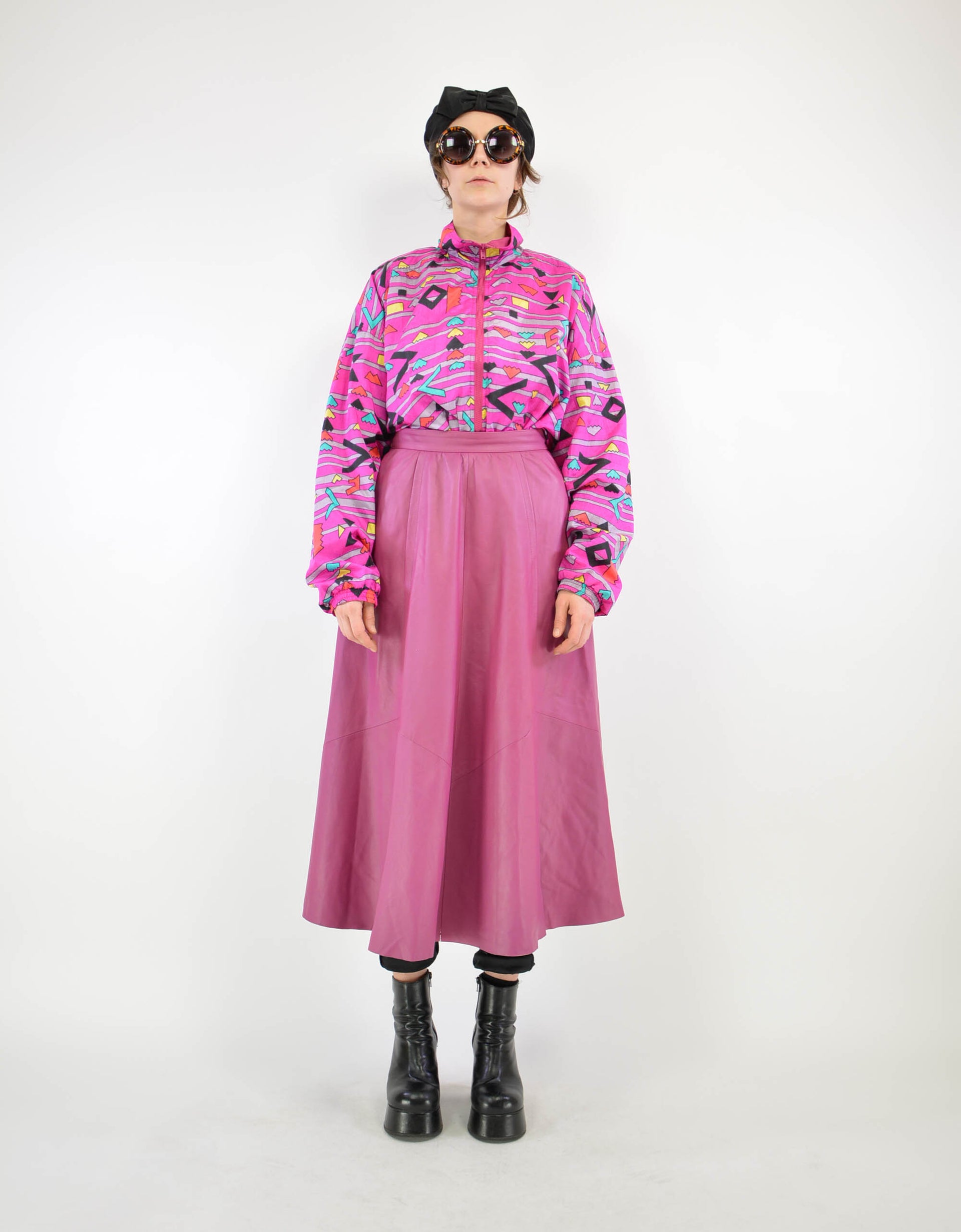 80s leather skirt - PICKNWEIGHT - VINTAGE KILO STORE