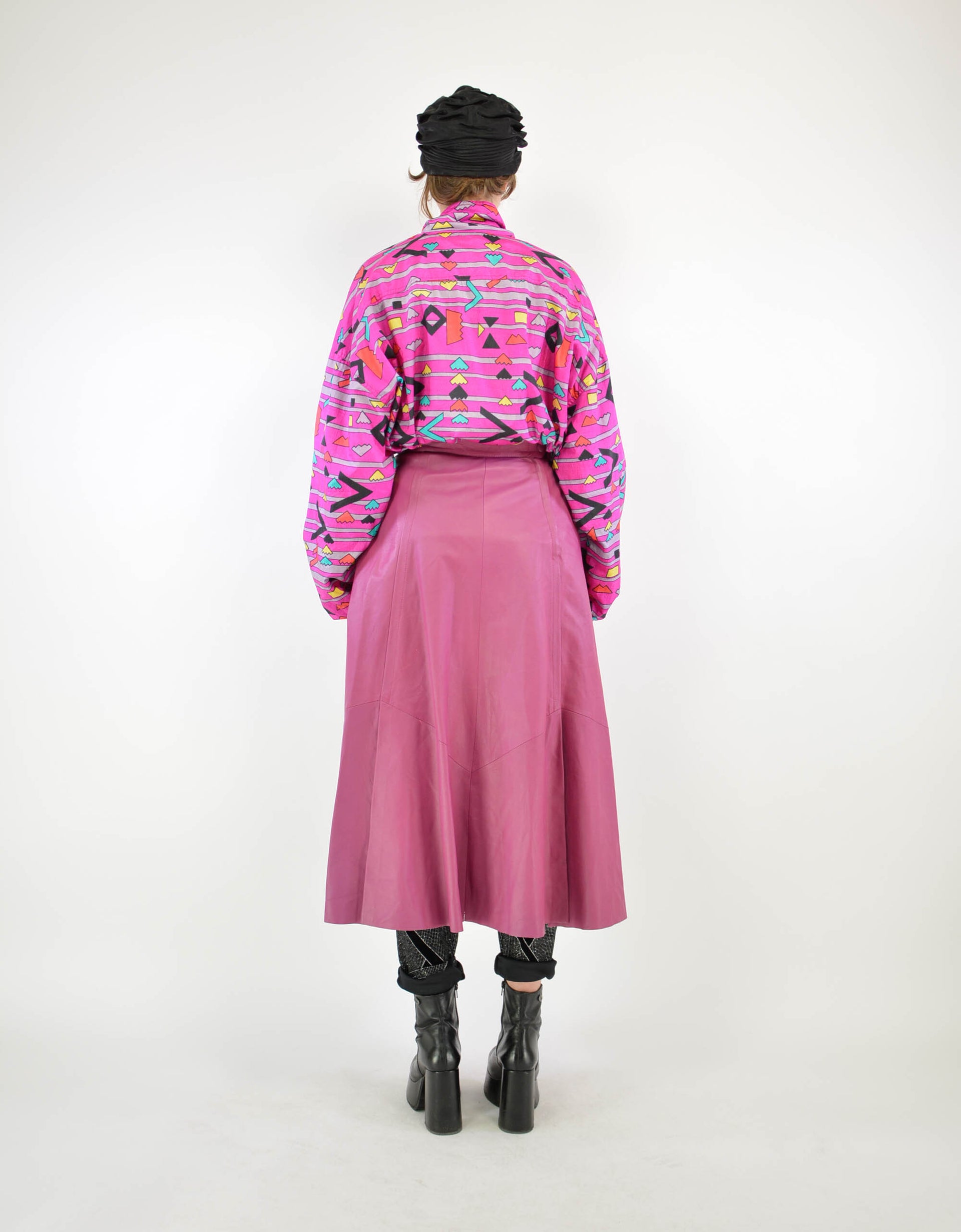80s leather skirt - PICKNWEIGHT - VINTAGE KILO STORE