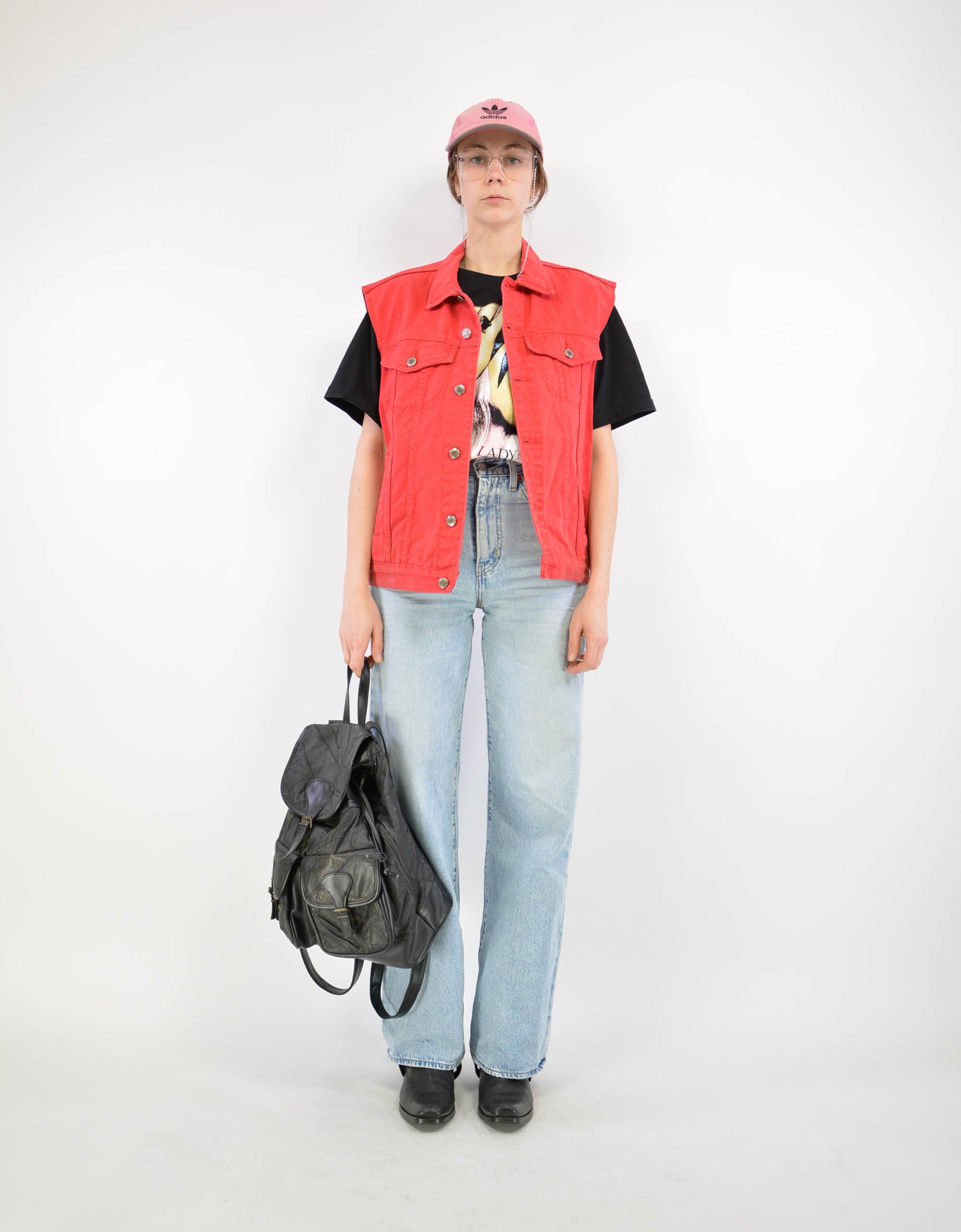 Printed denim vest - PICKNWEIGHT - VINTAGE KILO STORE