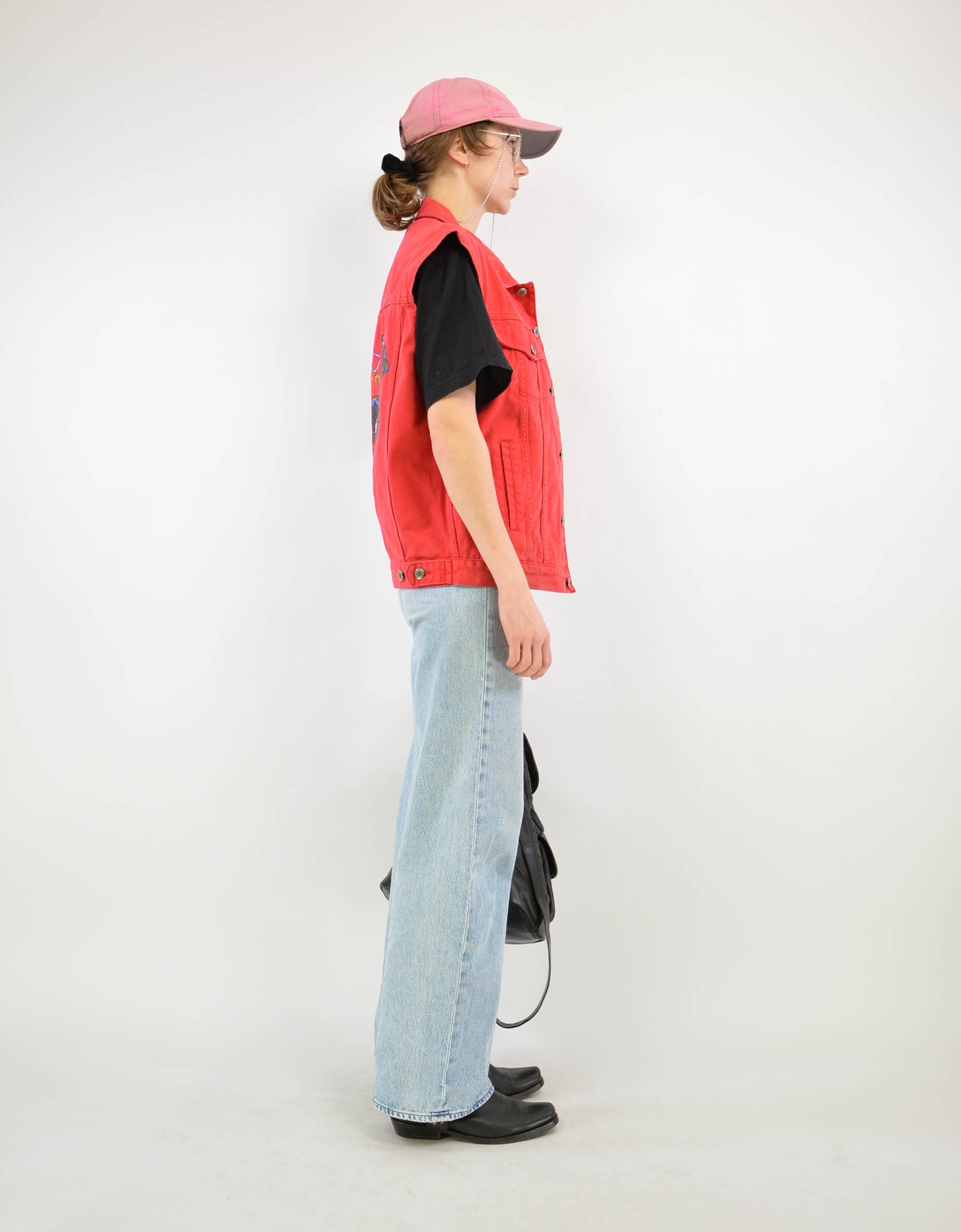 Printed denim vest - PICKNWEIGHT - VINTAGE KILO STORE