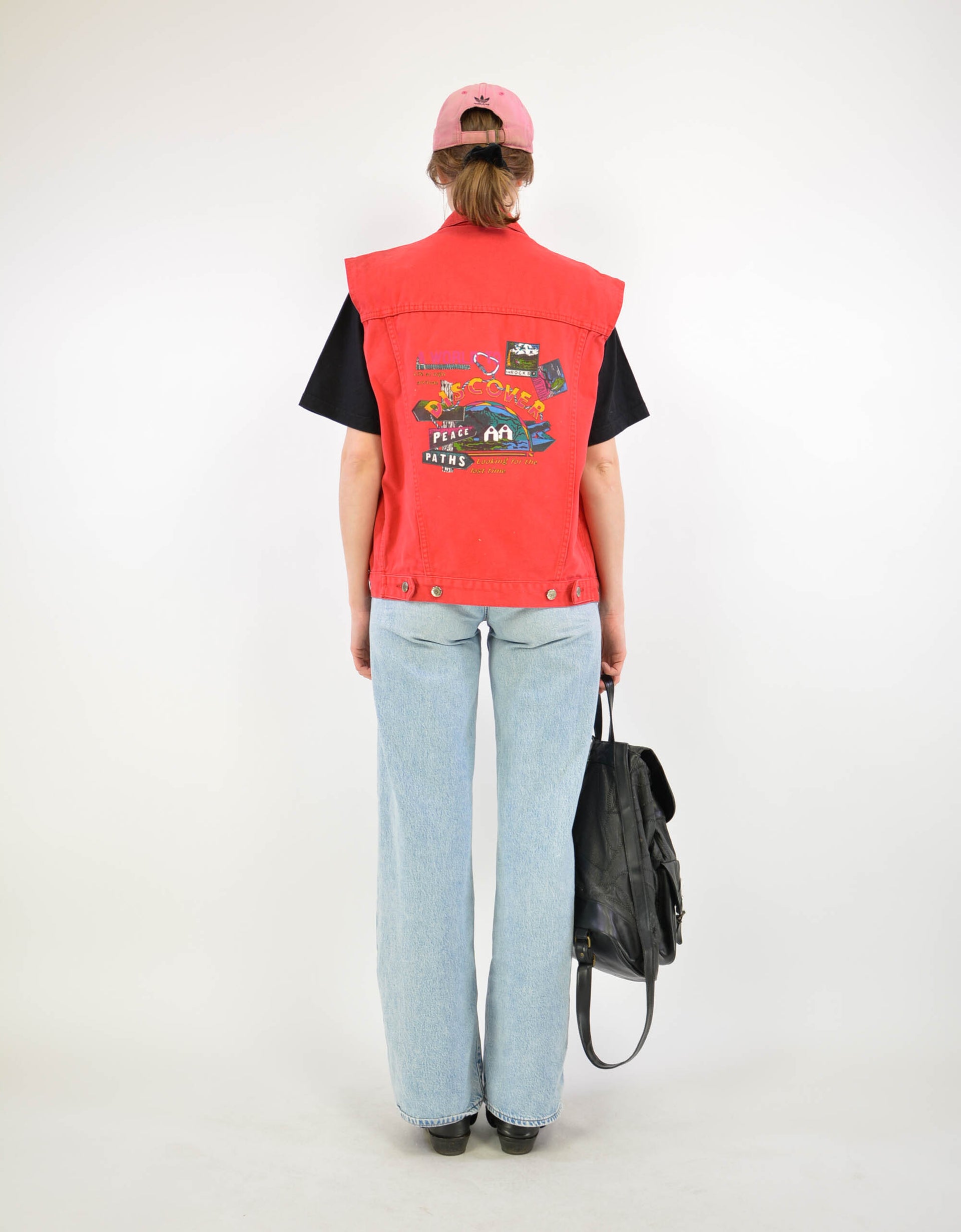Printed denim vest - PICKNWEIGHT - VINTAGE KILO STORE