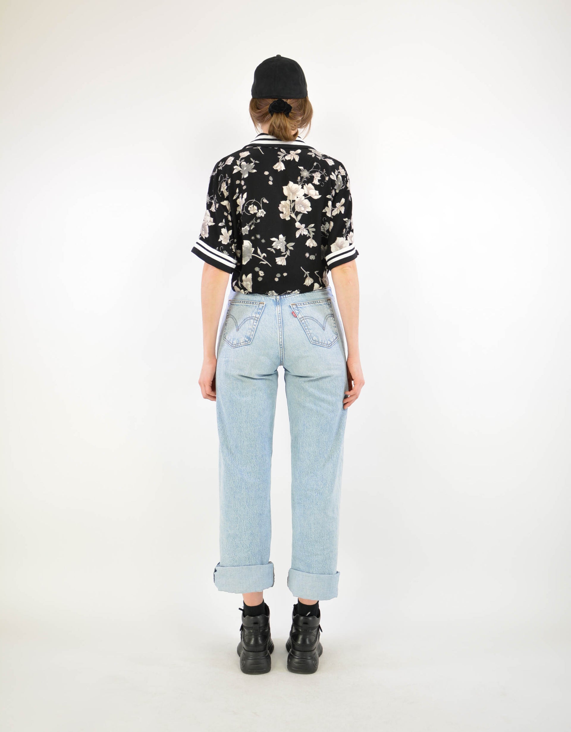 Flower print blouse - PICKNWEIGHT - VINTAGE KILO STORE