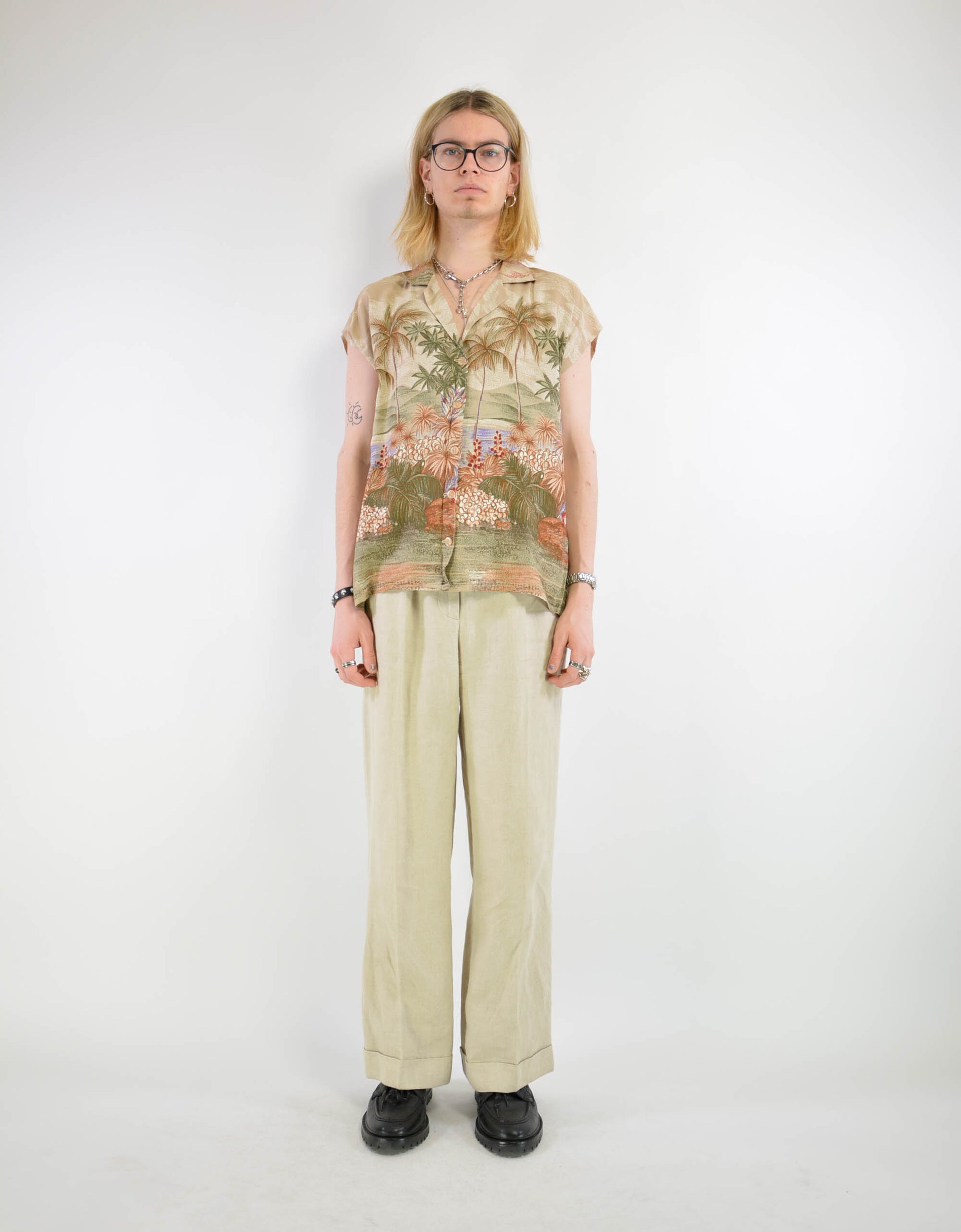 Hawaiian print blouse - PICKNWEIGHT - VINTAGE KILO STORE