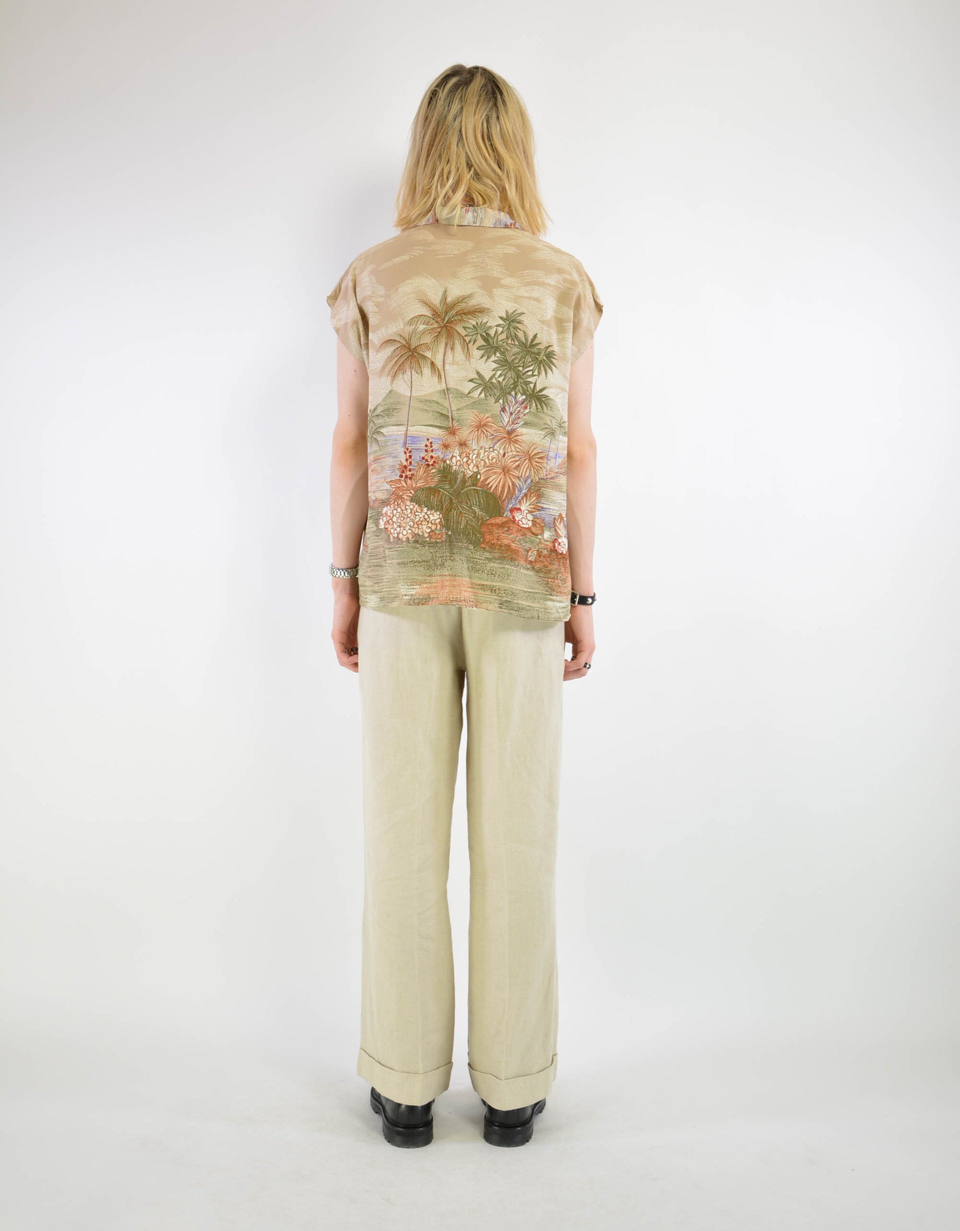Hawaiian print blouse - PICKNWEIGHT - VINTAGE KILO STORE