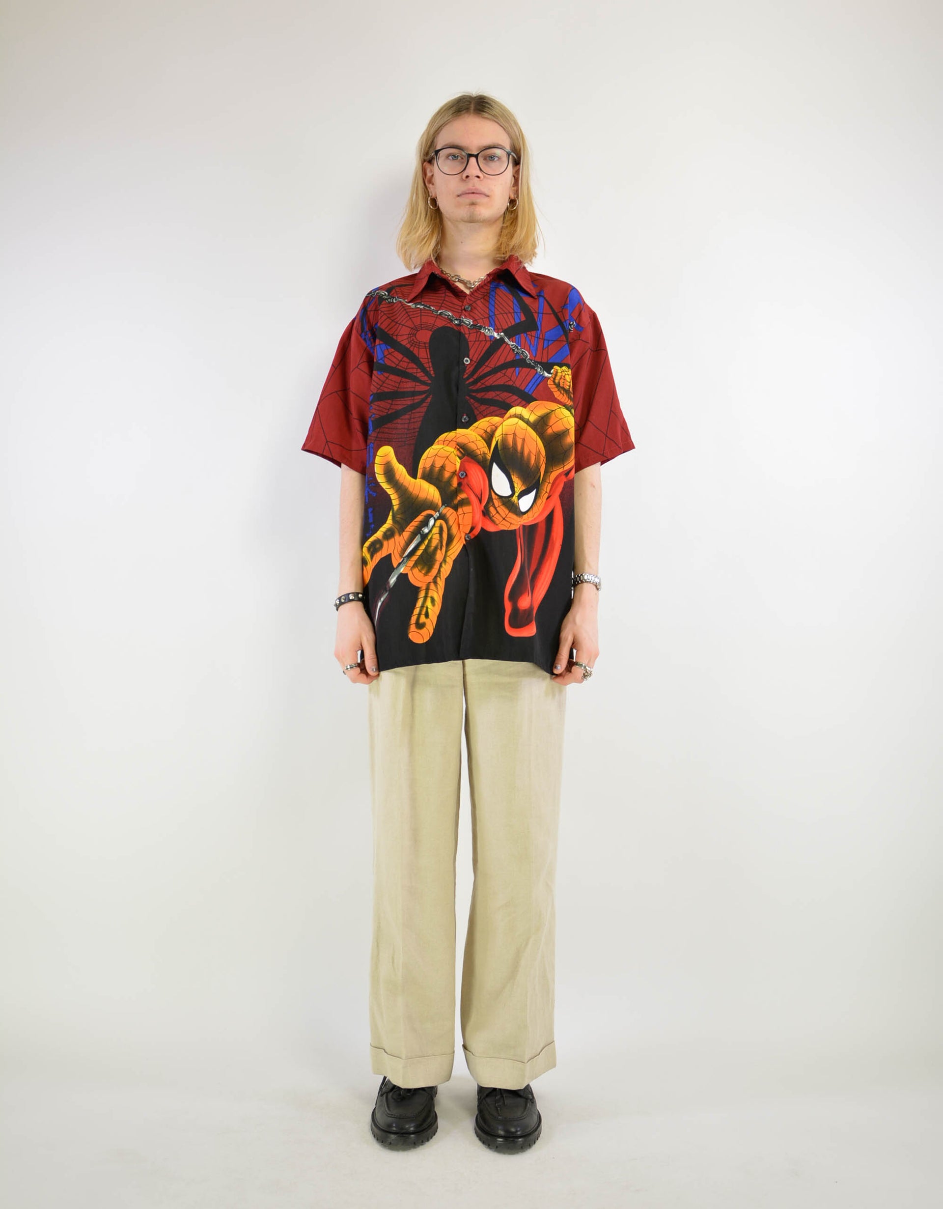 00s spiderman shirt - PICKNWEIGHT - VINTAGE KILO STORE