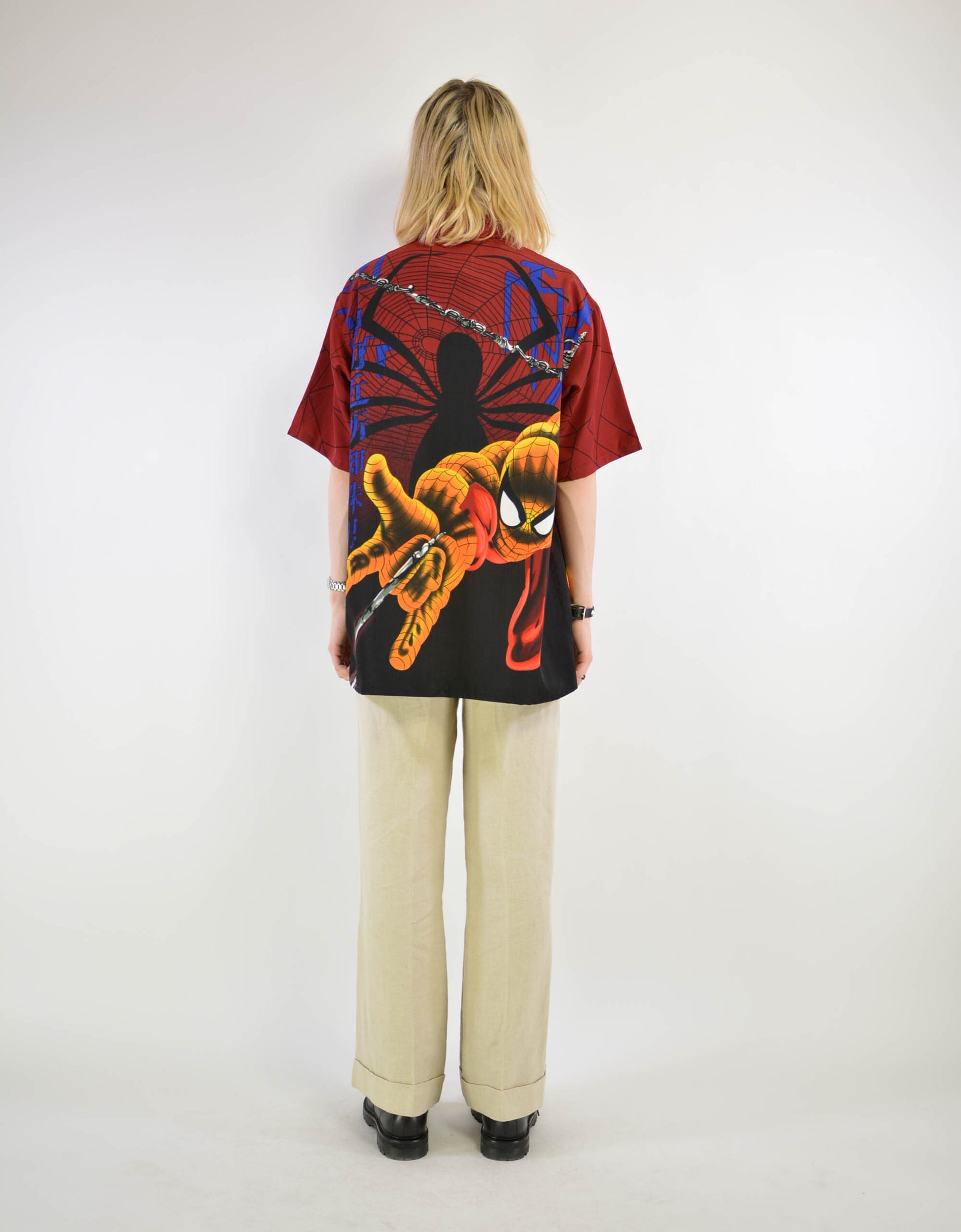 00s spiderman shirt - PICKNWEIGHT - VINTAGE KILO STORE