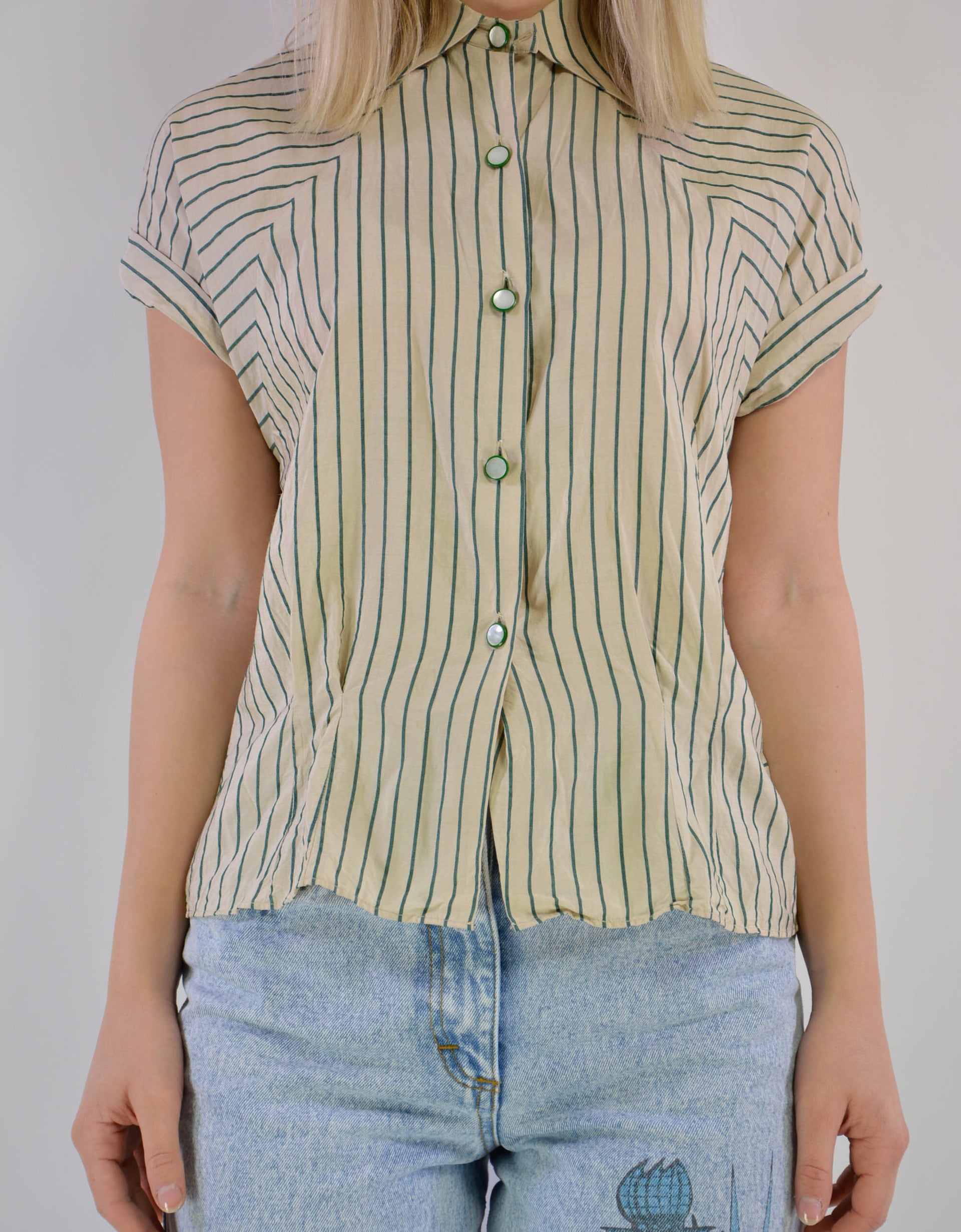 Striped blouse - PICKNWEIGHT - VINTAGE KILO STORE