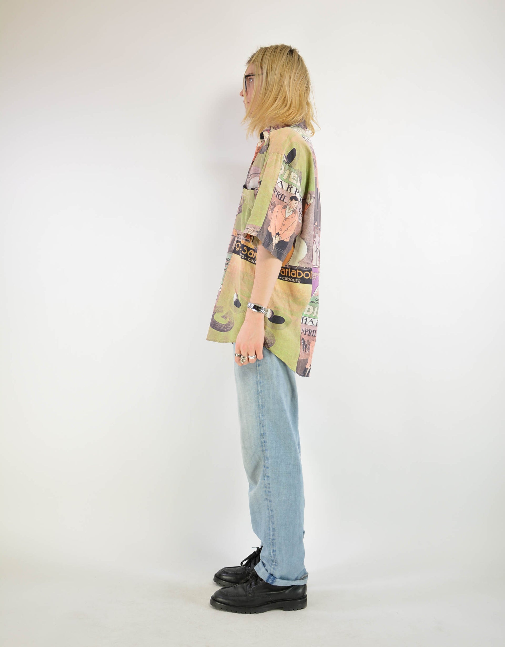 80s print shirt - PICKNWEIGHT - VINTAGE KILO STORE