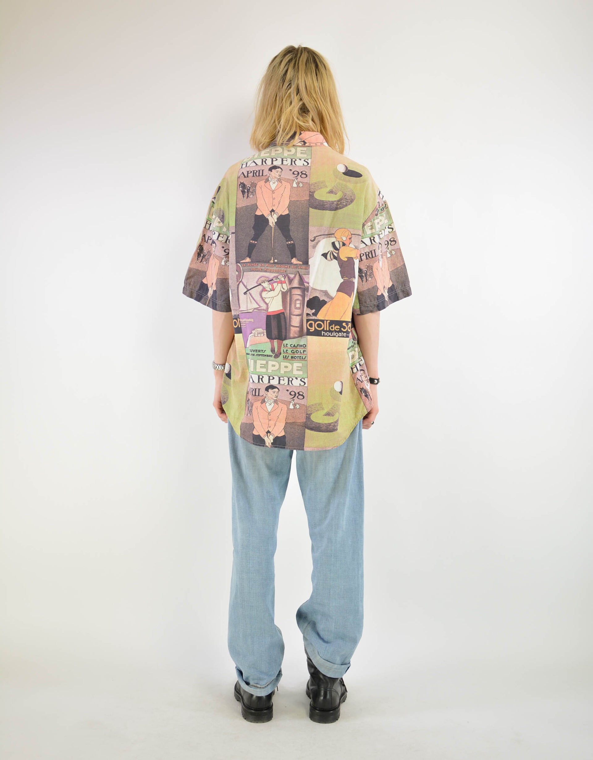 80s print shirt - PICKNWEIGHT - VINTAGE KILO STORE