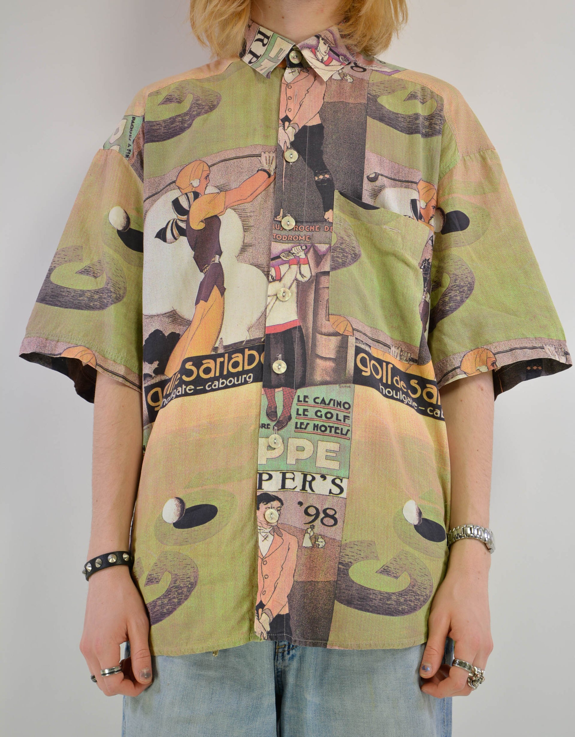 80s print shirt - PICKNWEIGHT - VINTAGE KILO STORE
