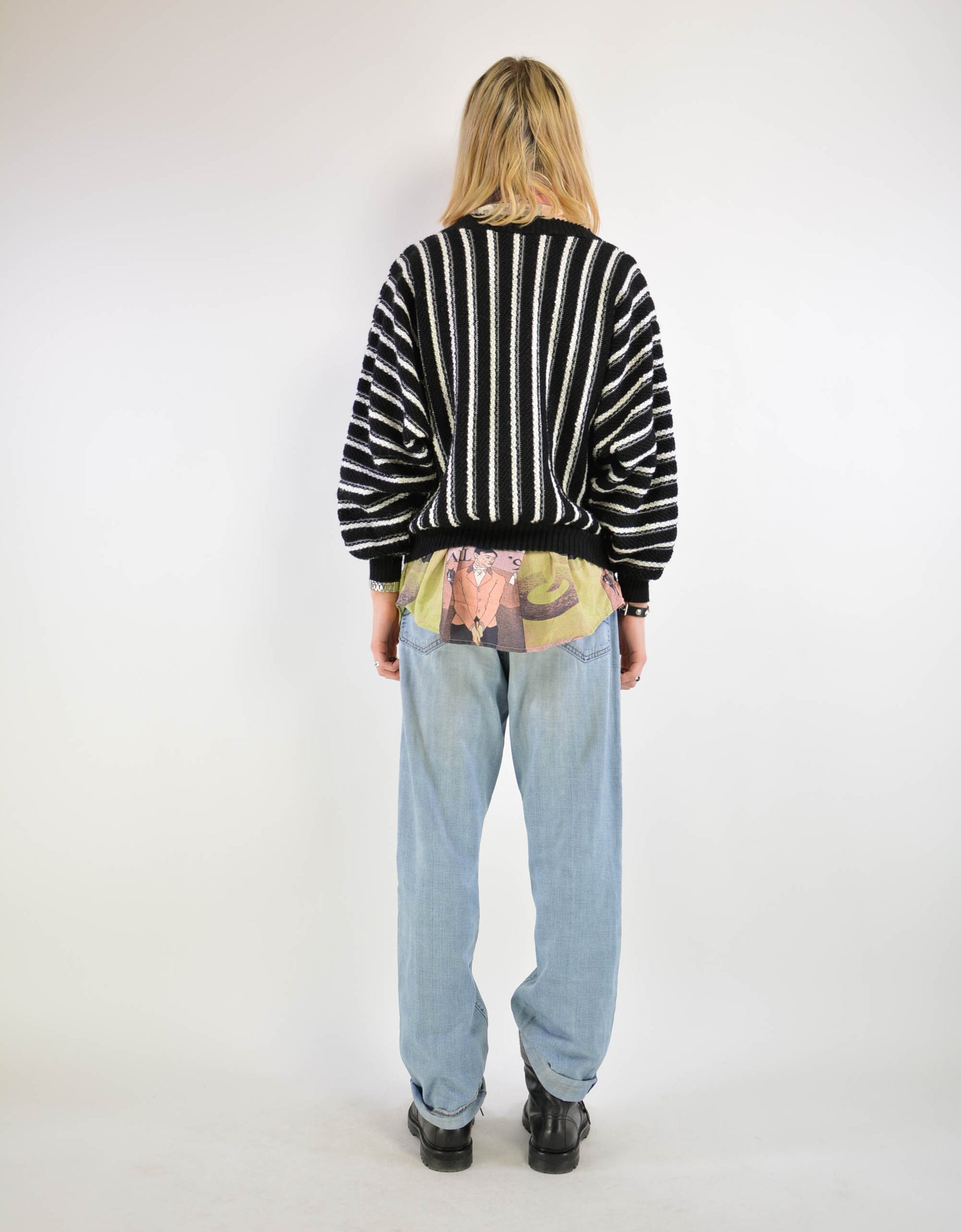 Striped sweater - PICKNWEIGHT - VINTAGE KILO STORE