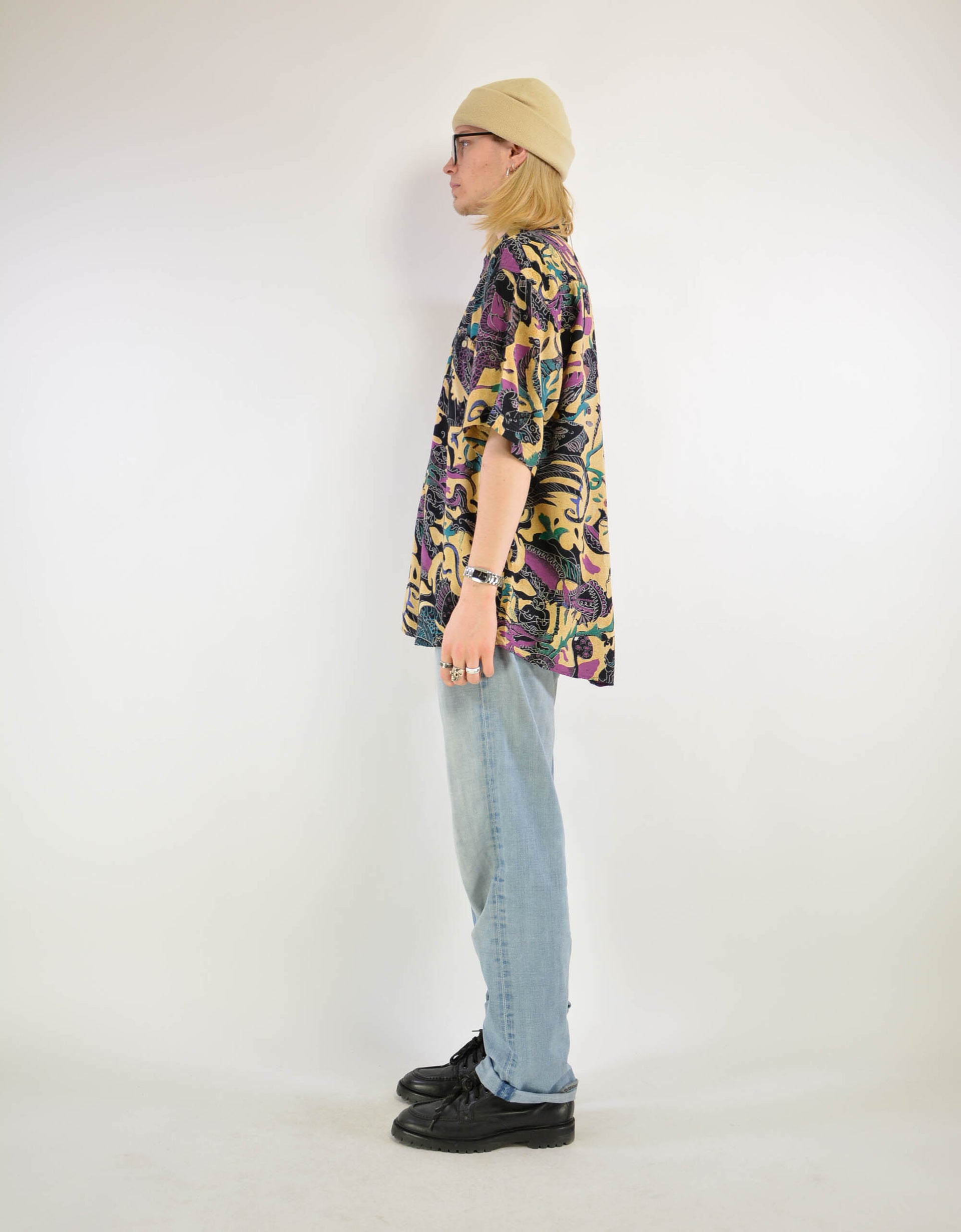 90s print blouse - PICKNWEIGHT - VINTAGE KILO STORE
