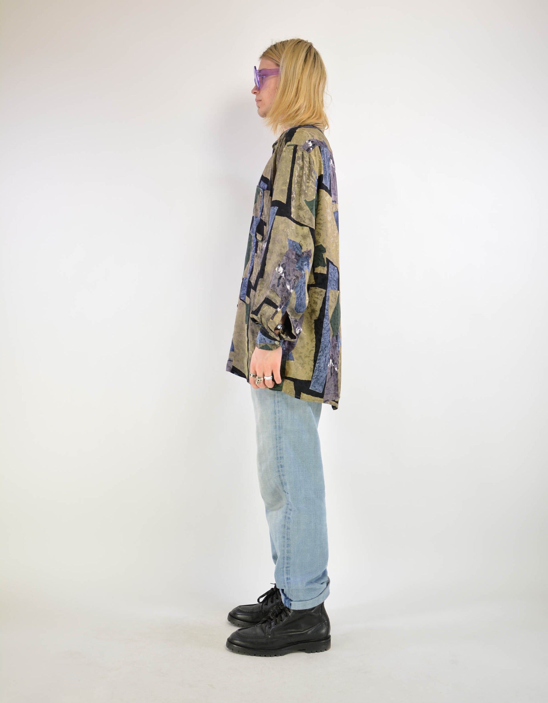 80s print shirt - PICKNWEIGHT - VINTAGE KILO STORE