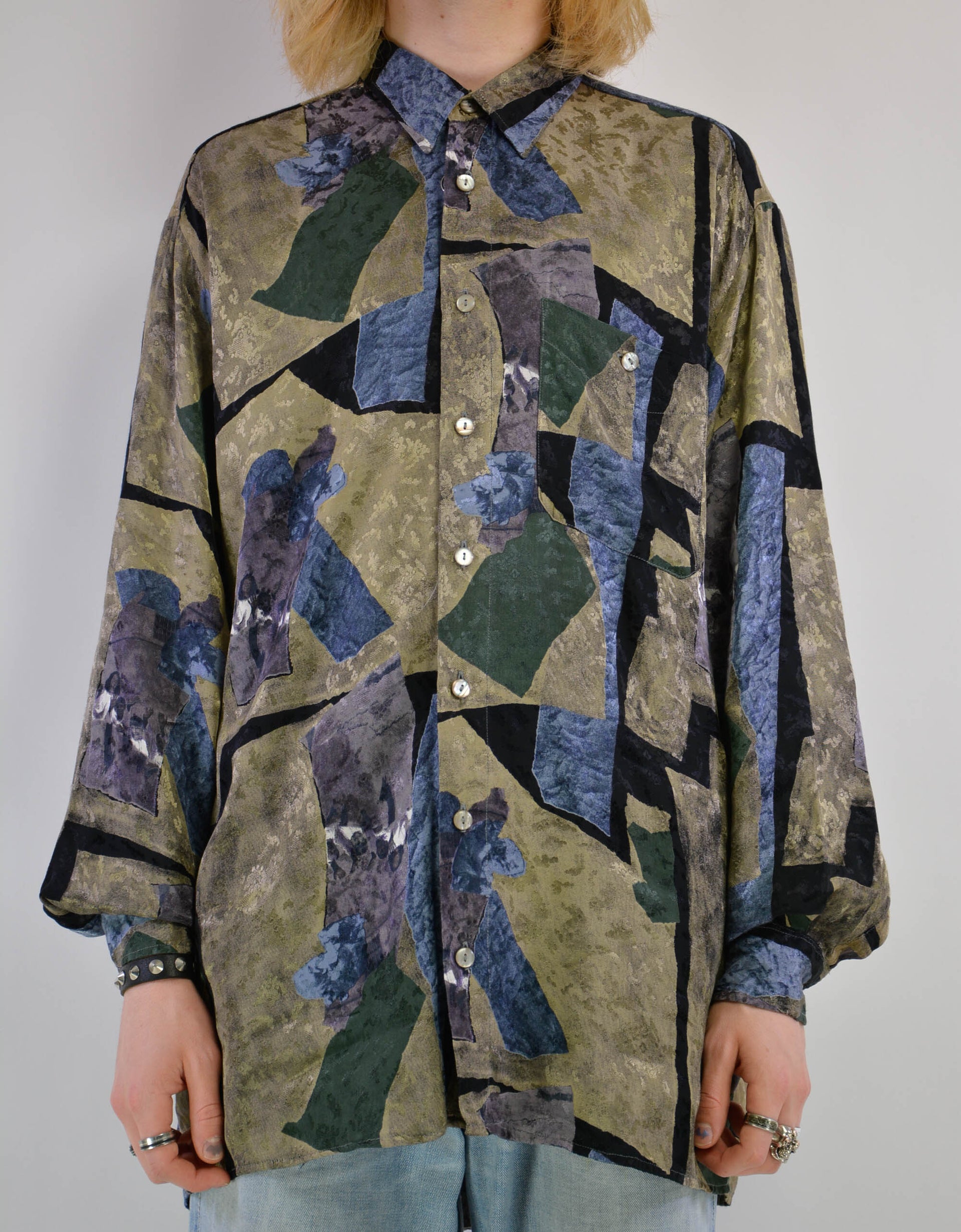 80s print shirt - PICKNWEIGHT - VINTAGE KILO STORE