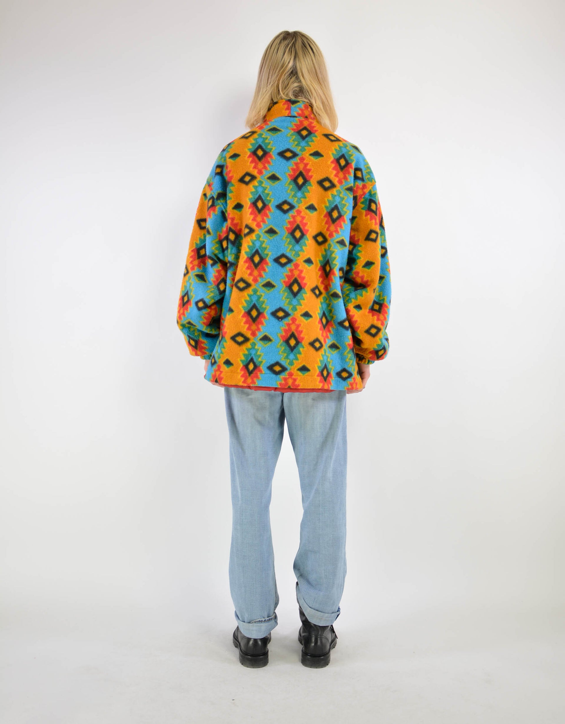 80s fleece sweater - PICKNWEIGHT - VINTAGE KILO STORE