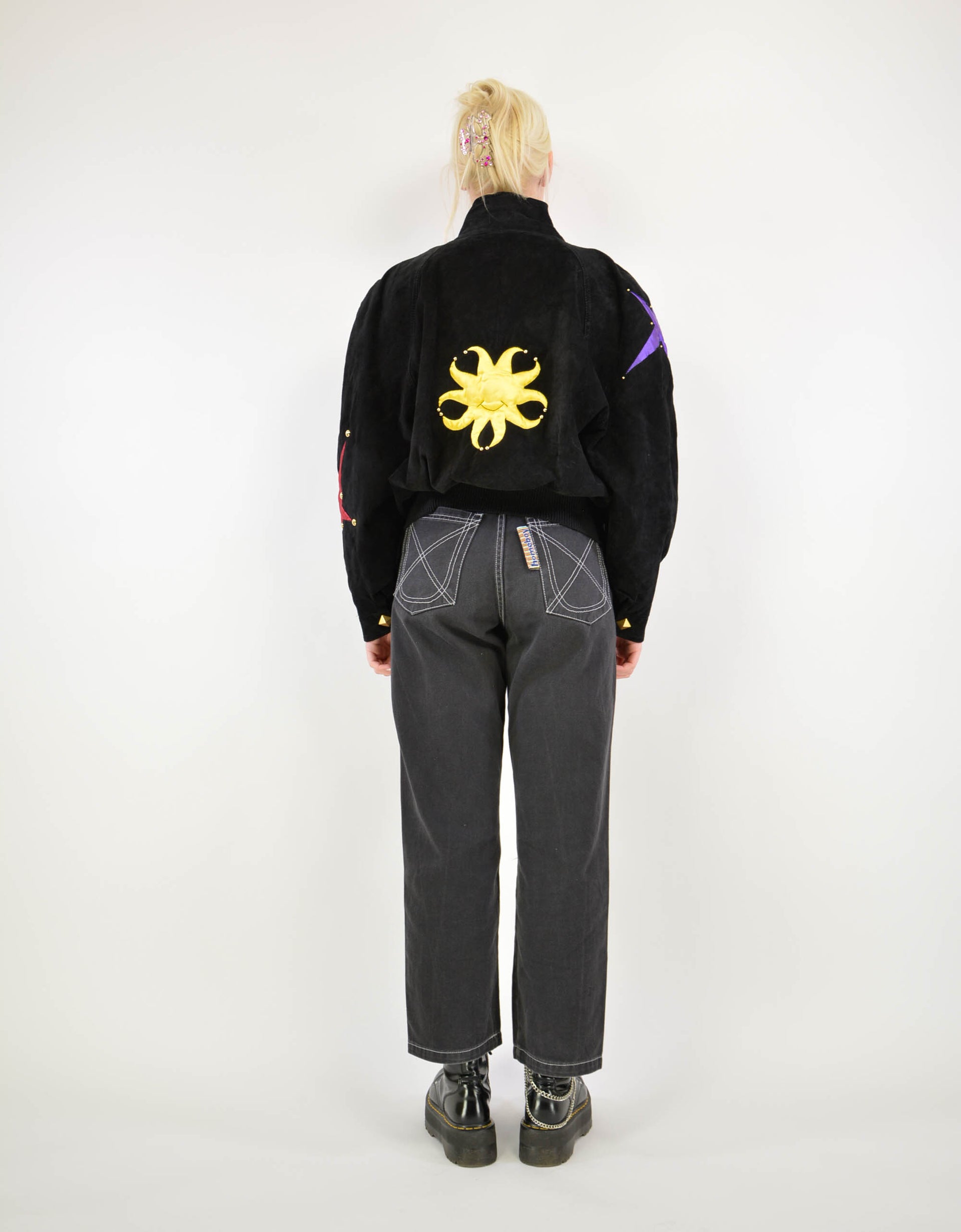 80s special leather jacket - PICKNWEIGHT - VINTAGE KILO STORE