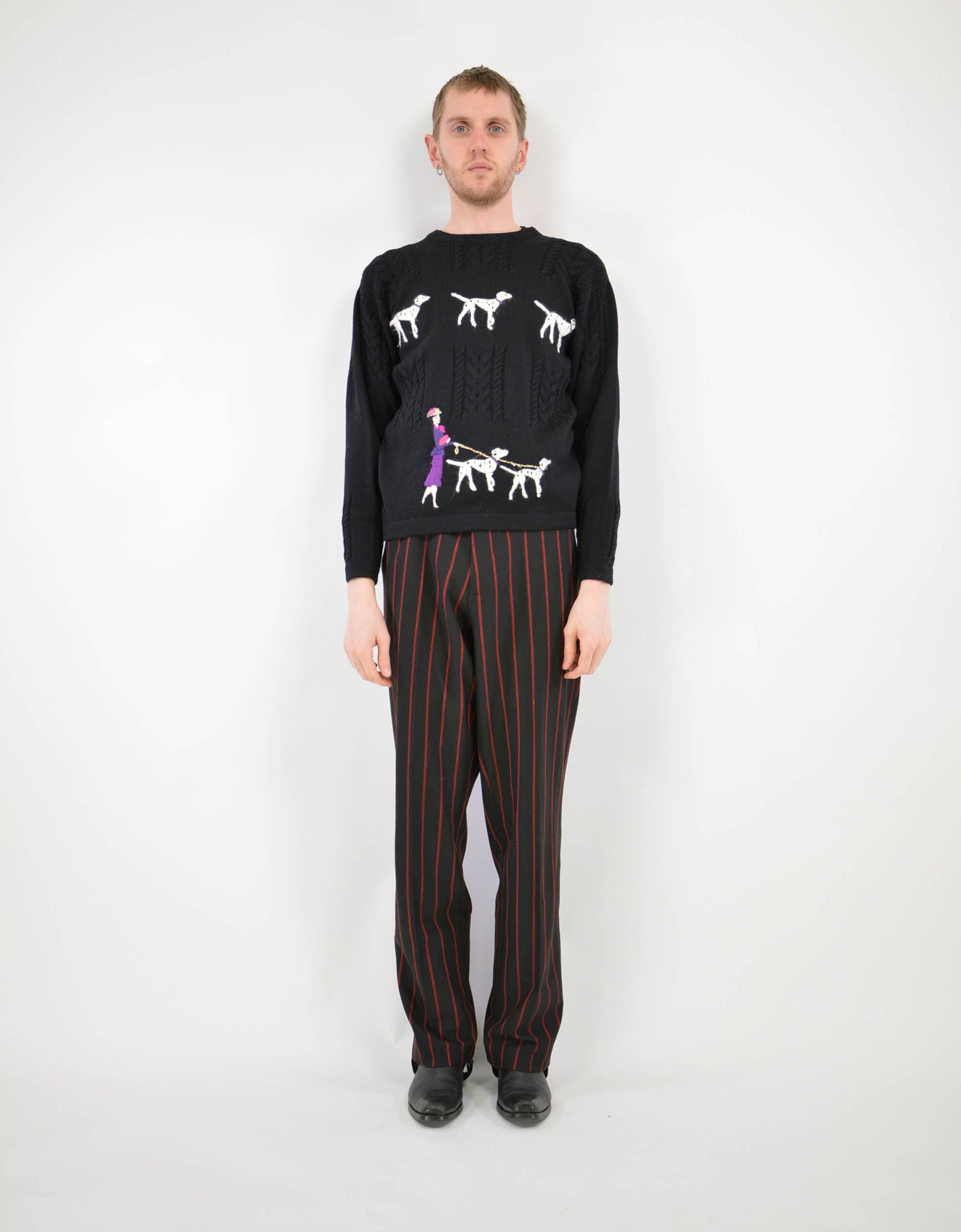 Dalmatian knitwear sweater - PICKNWEIGHT - VINTAGE KILO STORE