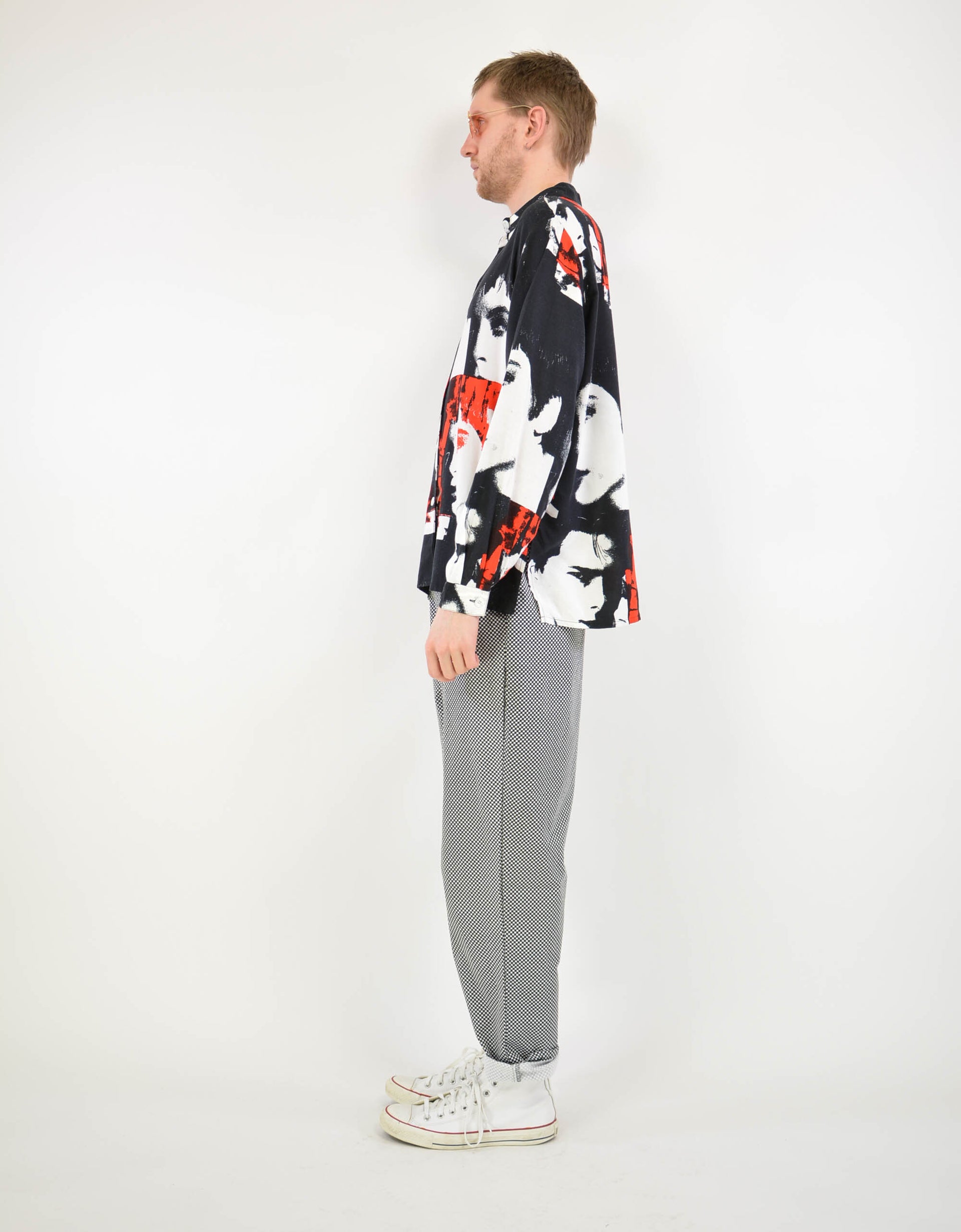 90s print blouse - PICKNWEIGHT - VINTAGE KILO STORE