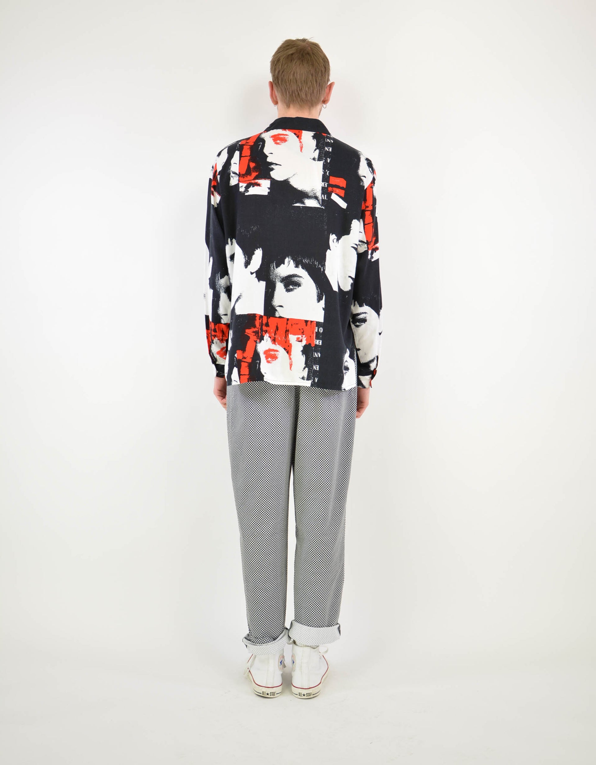 90s print blouse - PICKNWEIGHT - VINTAGE KILO STORE