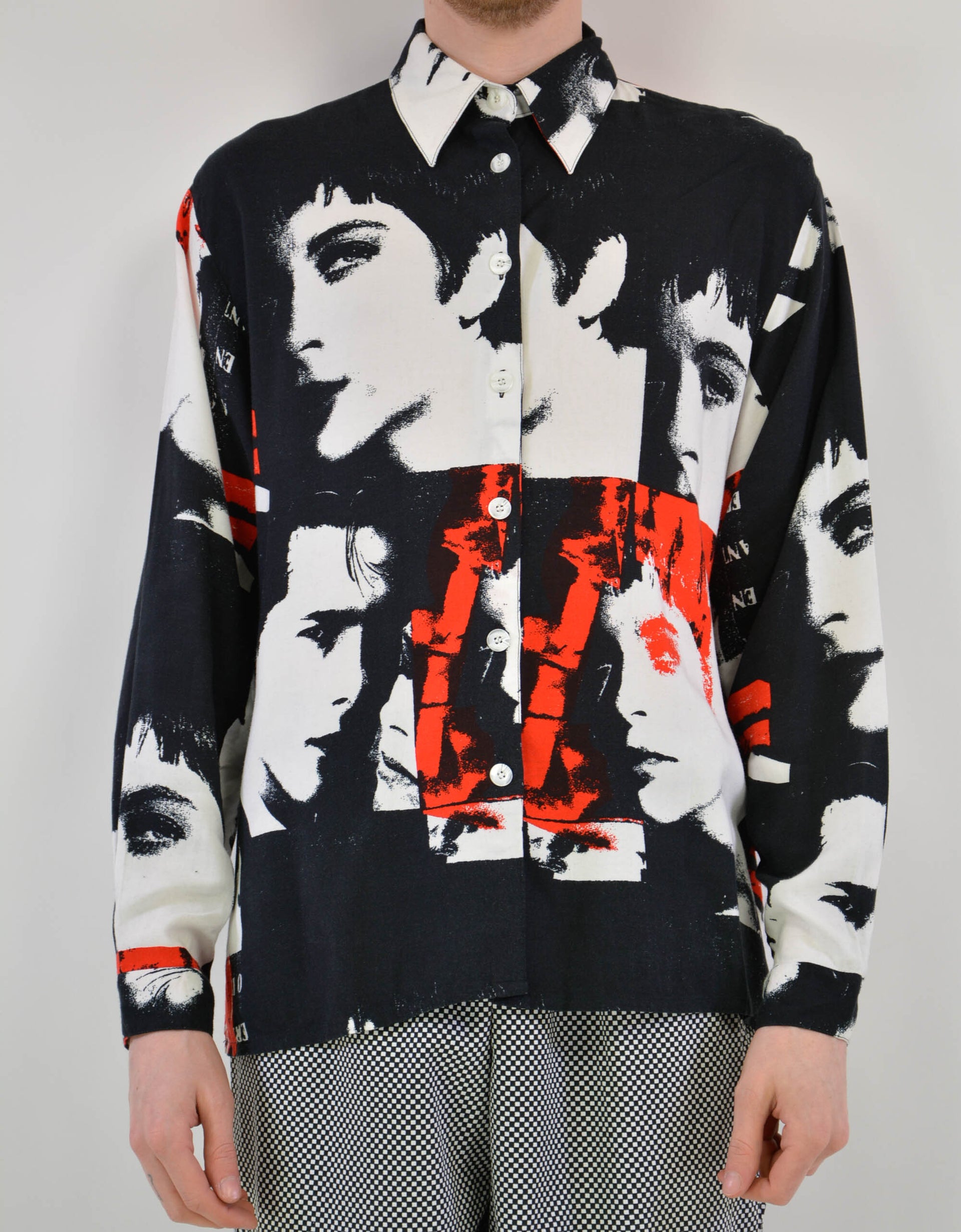 90s print blouse - PICKNWEIGHT - VINTAGE KILO STORE