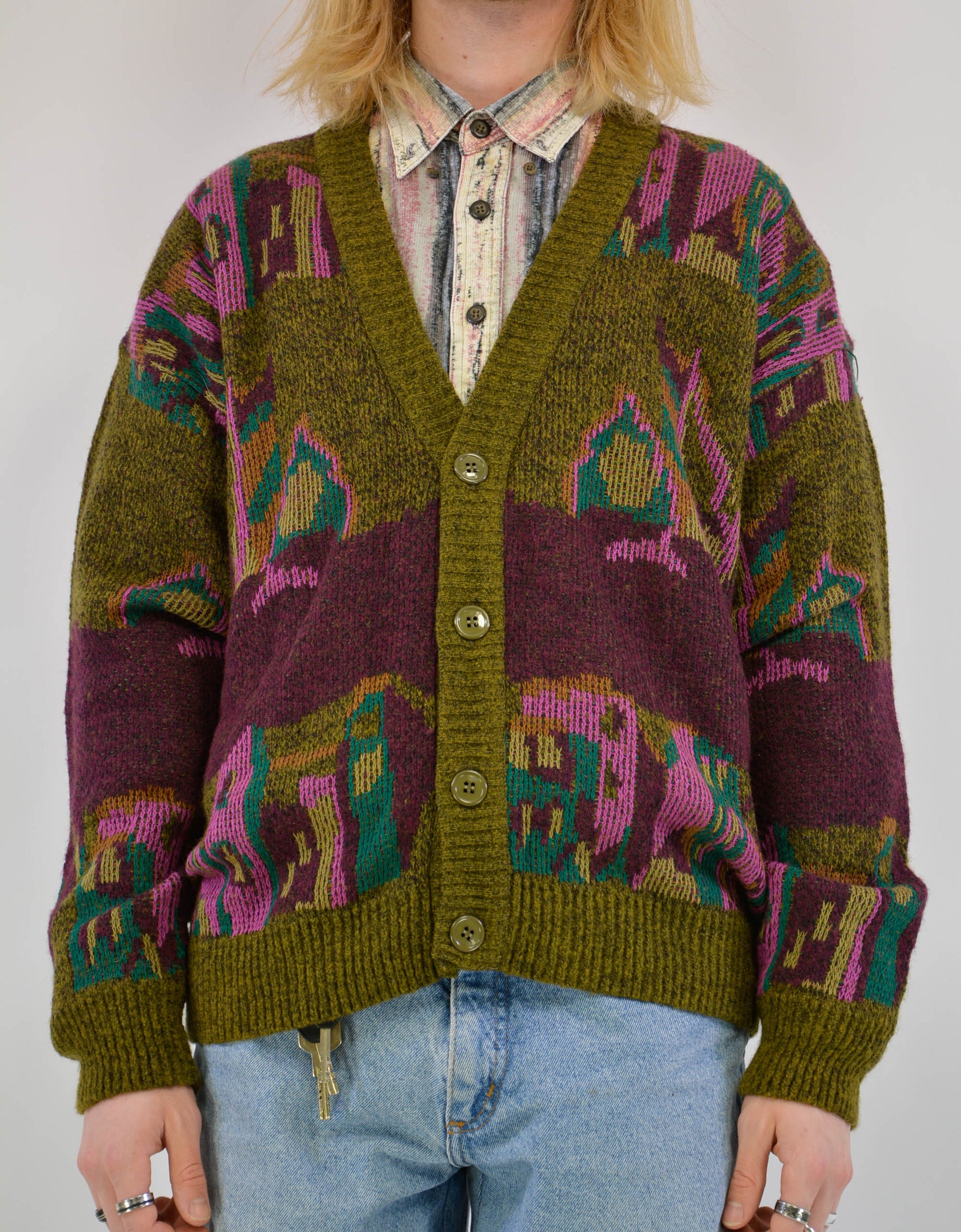 80s cardigan - PICKNWEIGHT - VINTAGE KILO STORE