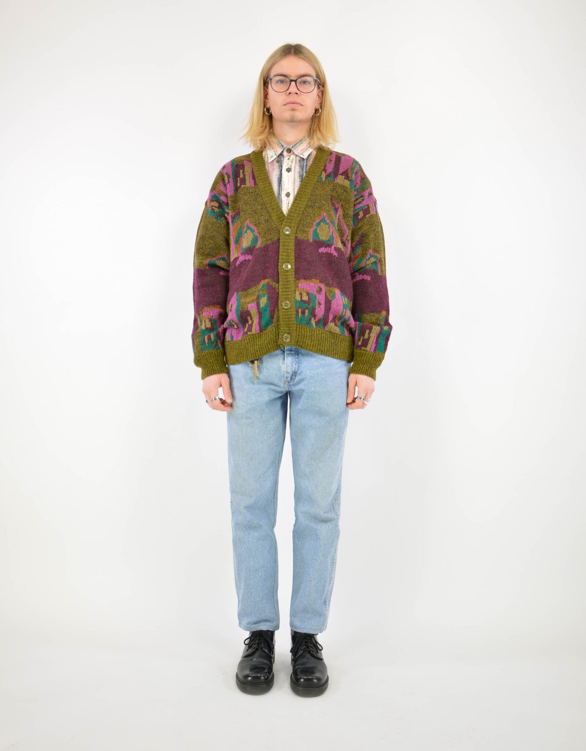 80s cardigan - PICKNWEIGHT - VINTAGE KILO STORE