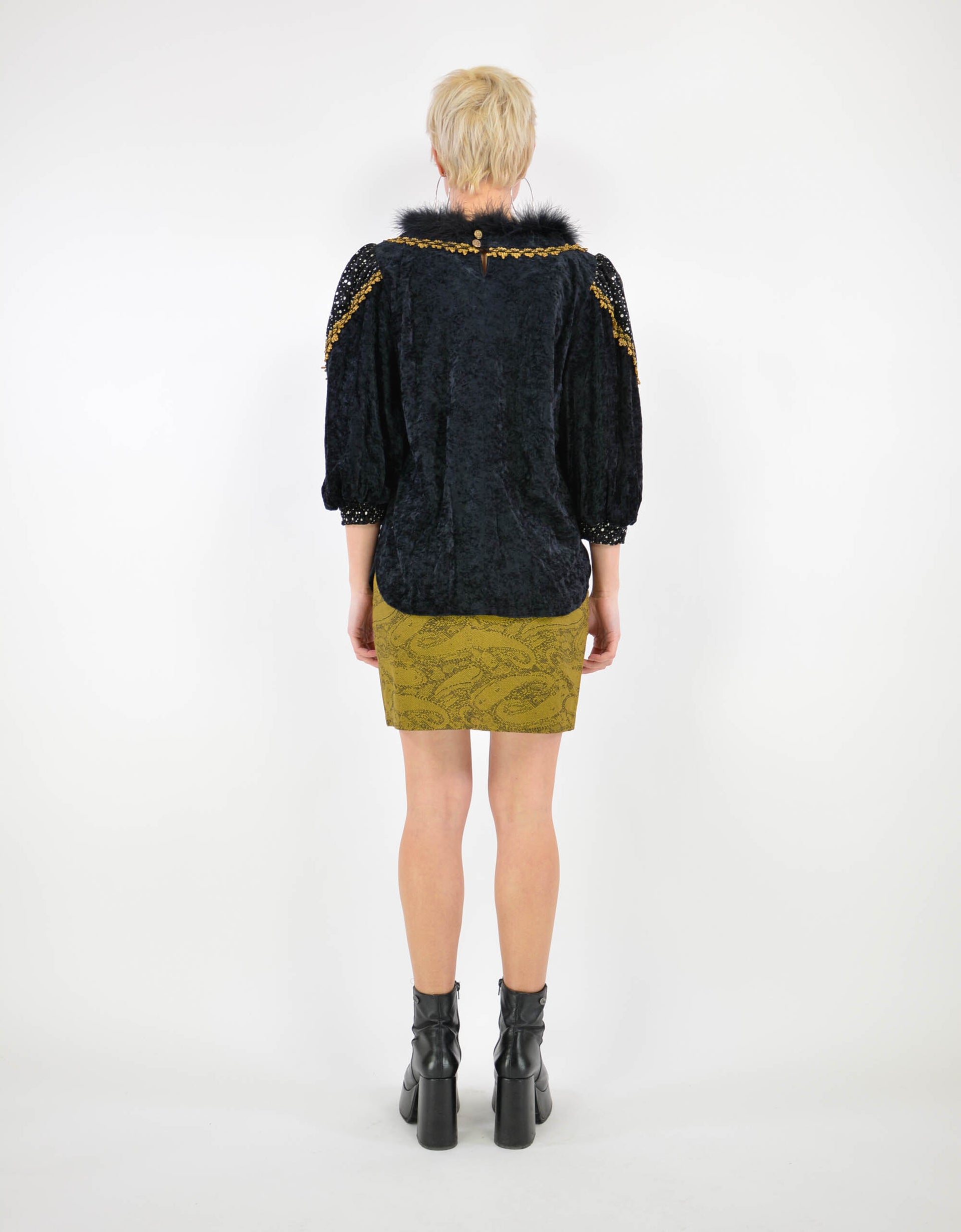80s special lurex blouse - PICKNWEIGHT - VINTAGE KILO STORE