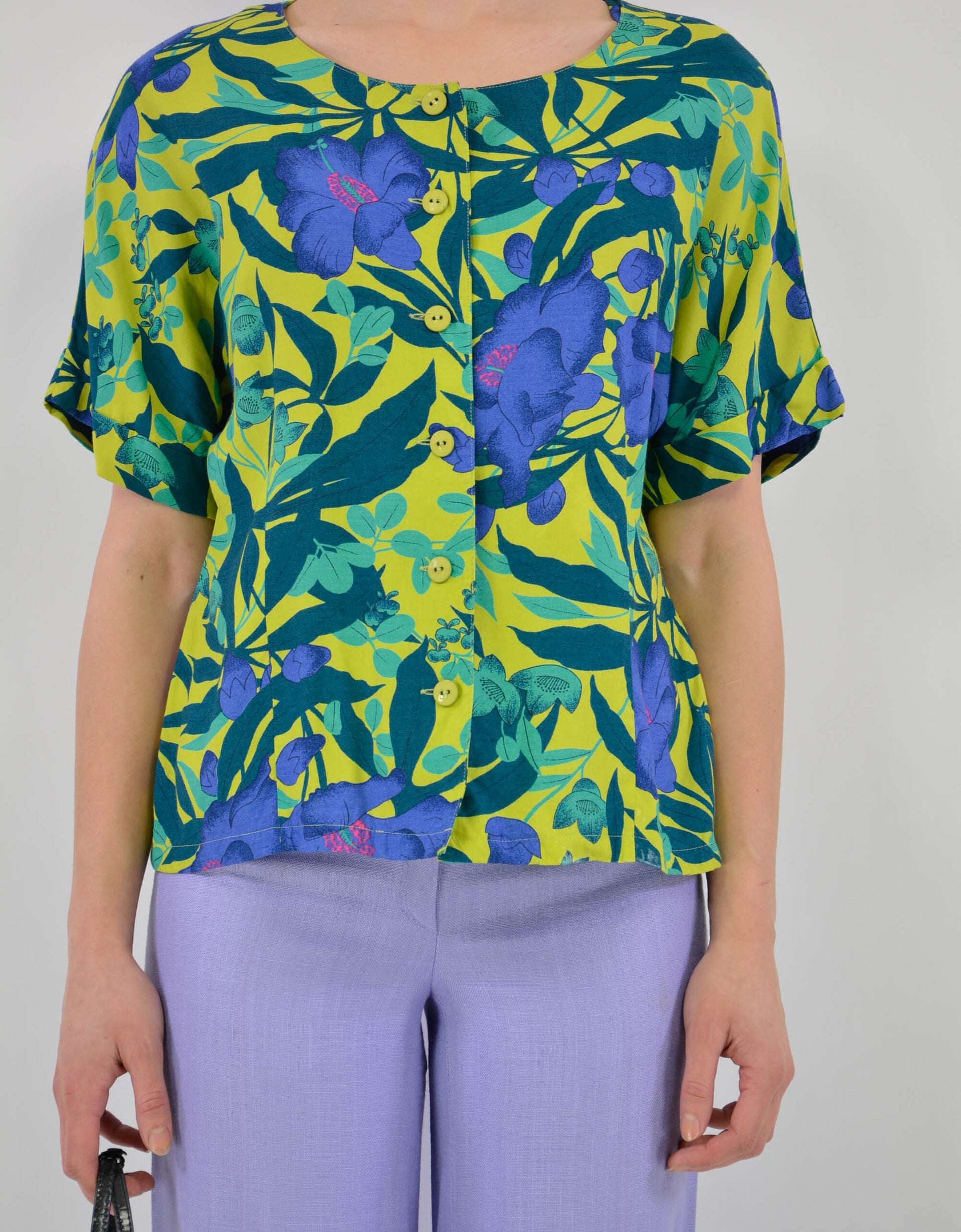Flower blouse - PICKNWEIGHT - VINTAGE KILO STORE