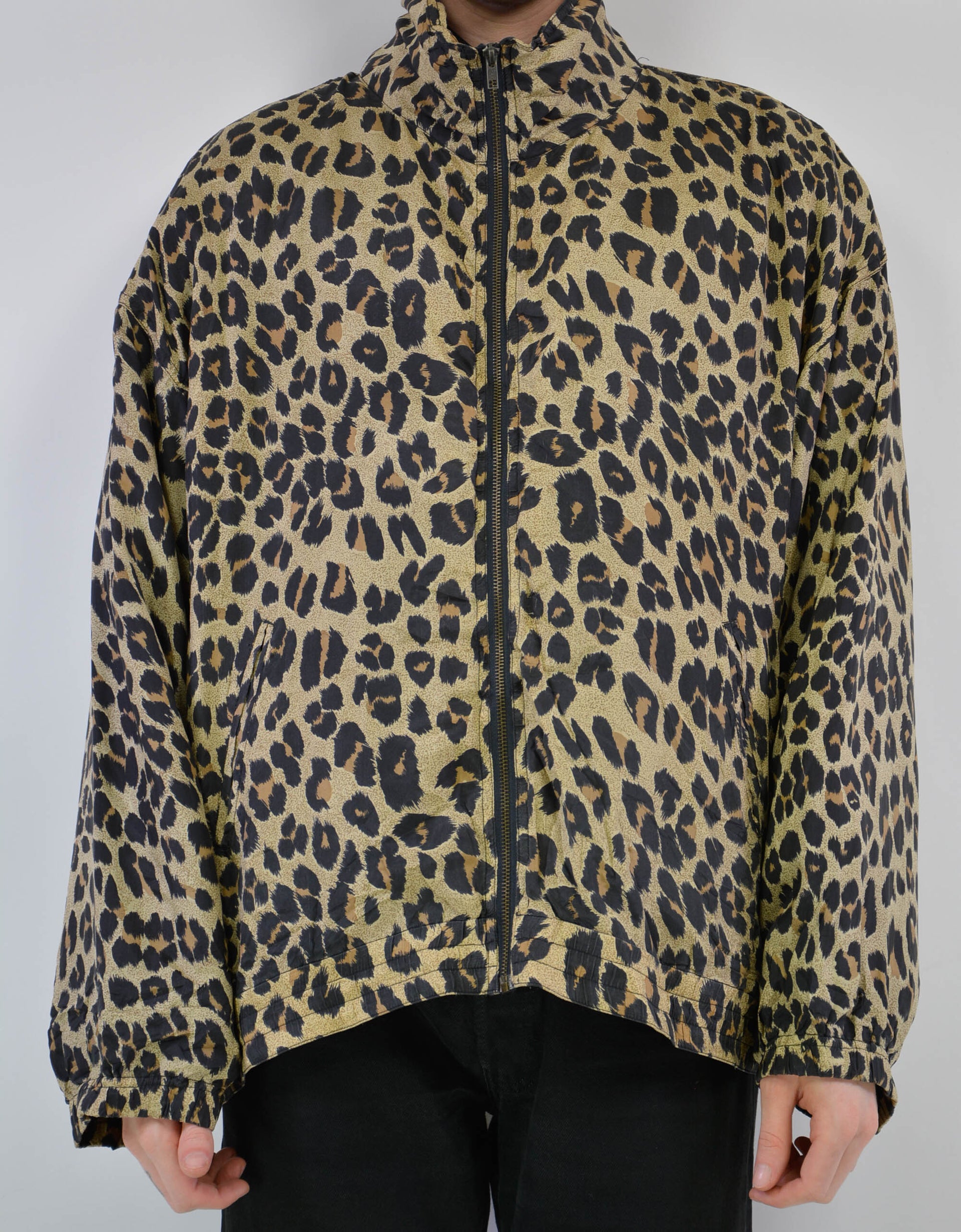 Leopard silk jacket - PICKNWEIGHT - VINTAGE KILO STORE