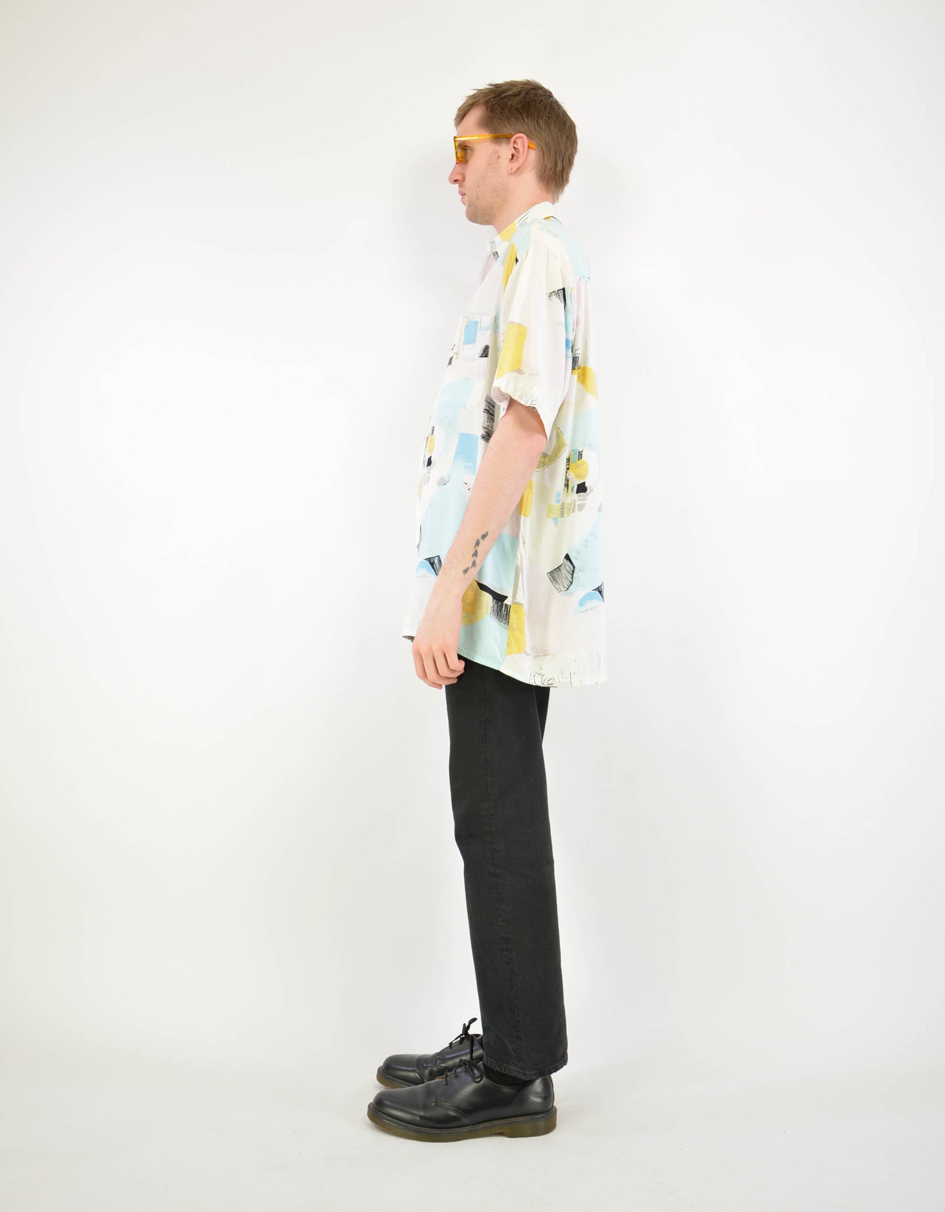 90s print shirt - PICKNWEIGHT - VINTAGE KILO STORE