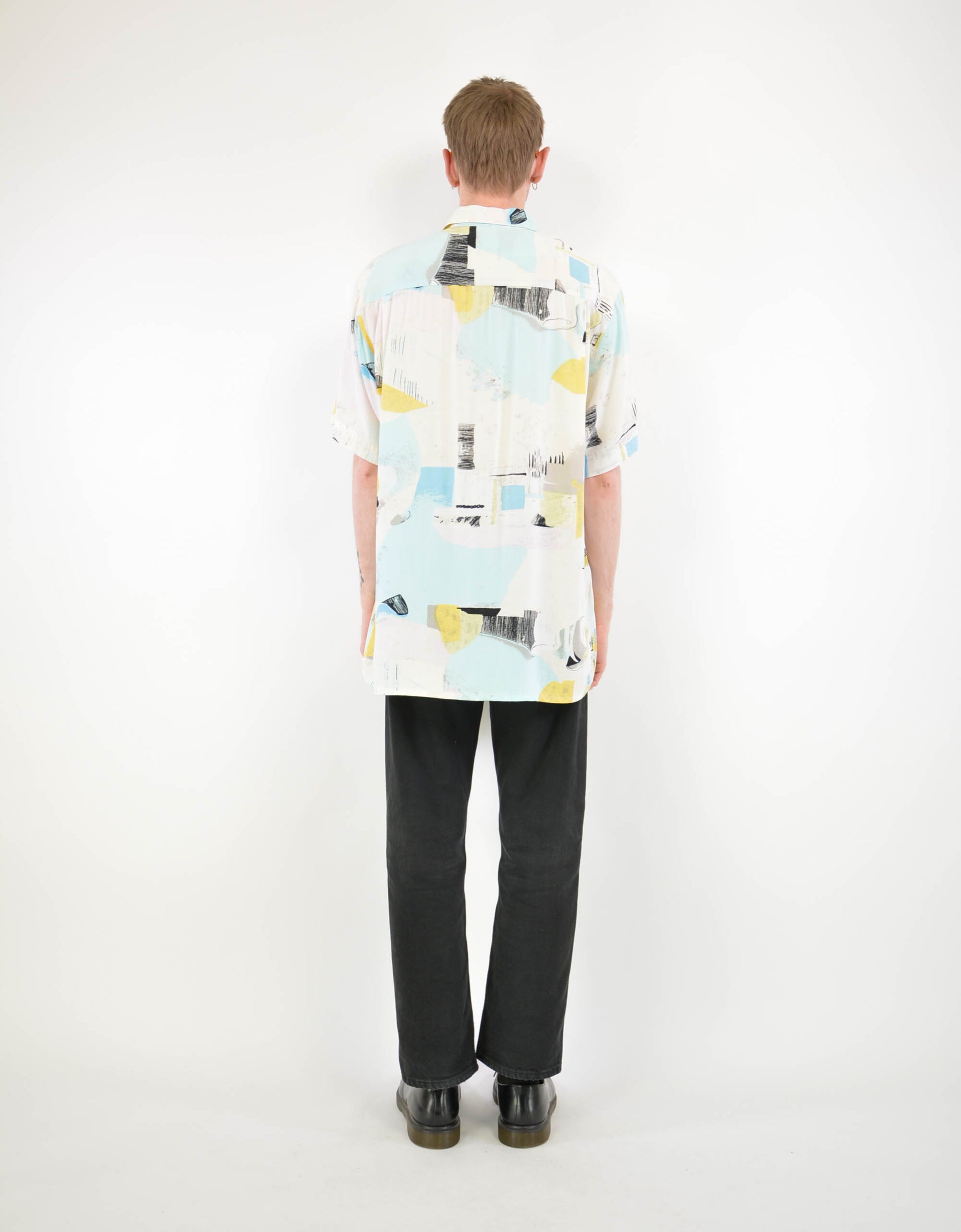 90s print shirt - PICKNWEIGHT - VINTAGE KILO STORE