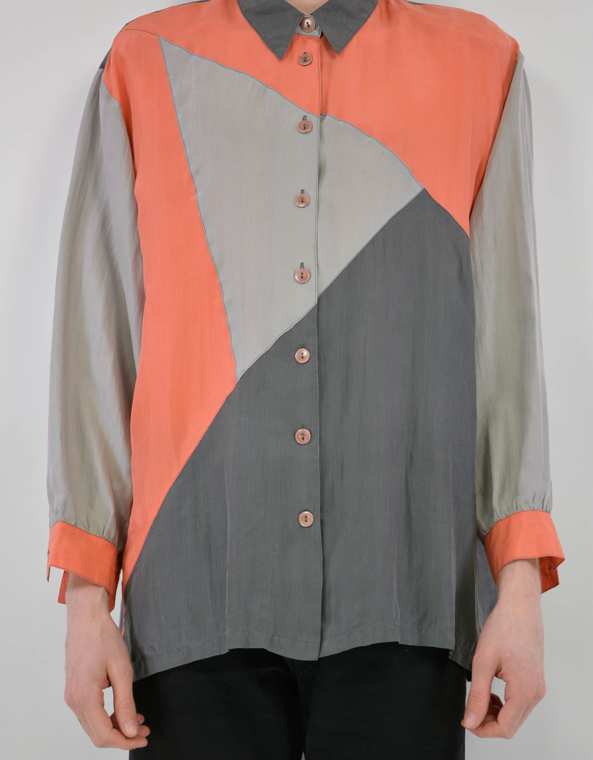 90s silk blouse - PICKNWEIGHT - VINTAGE KILO STORE