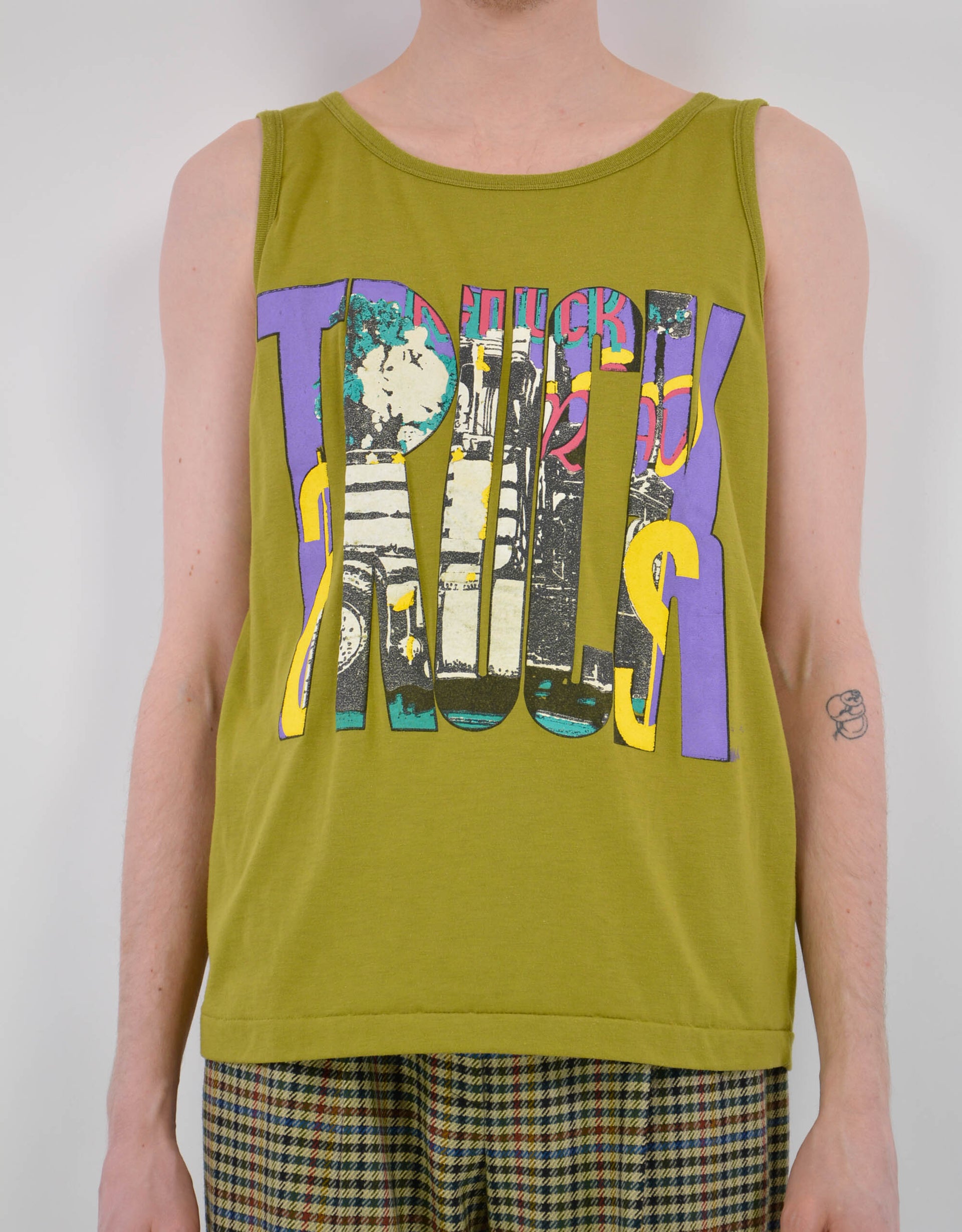 90s print tank top - PICKNWEIGHT - VINTAGE KILO STORE