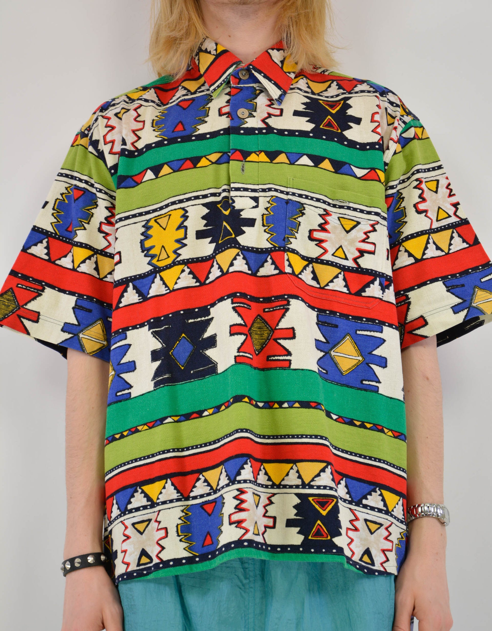 Native print tee - PICKNWEIGHT - VINTAGE KILO STORE