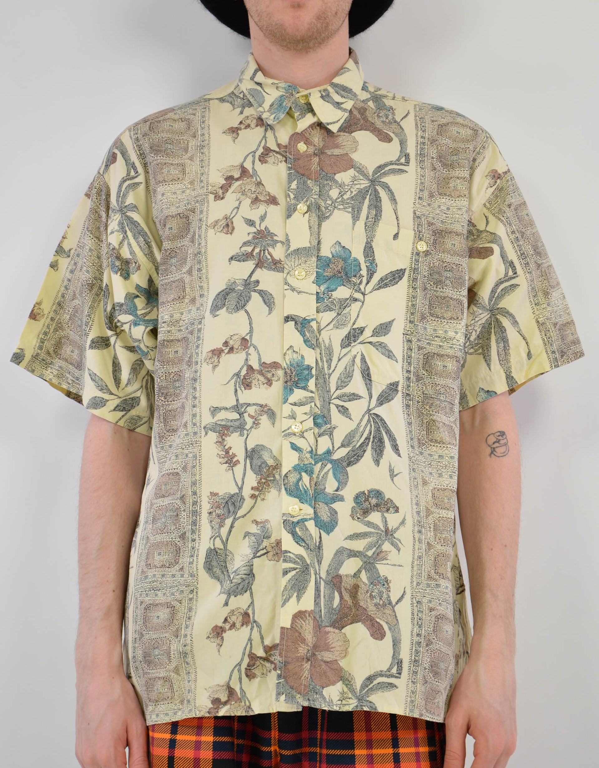 80s flower shirt - PICKNWEIGHT - VINTAGE KILO STORE