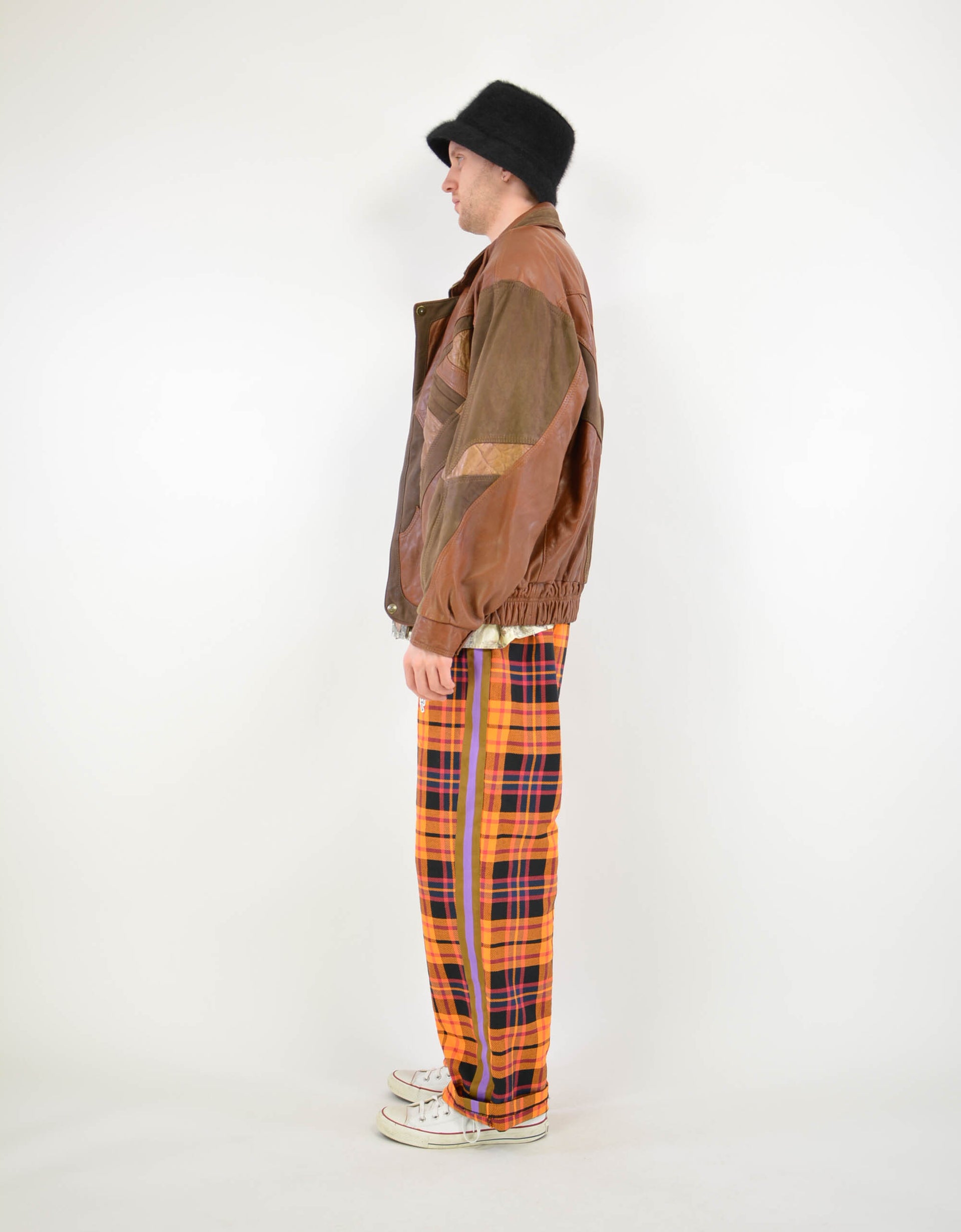 80s leather jacket - PICKNWEIGHT - VINTAGE KILO STORE